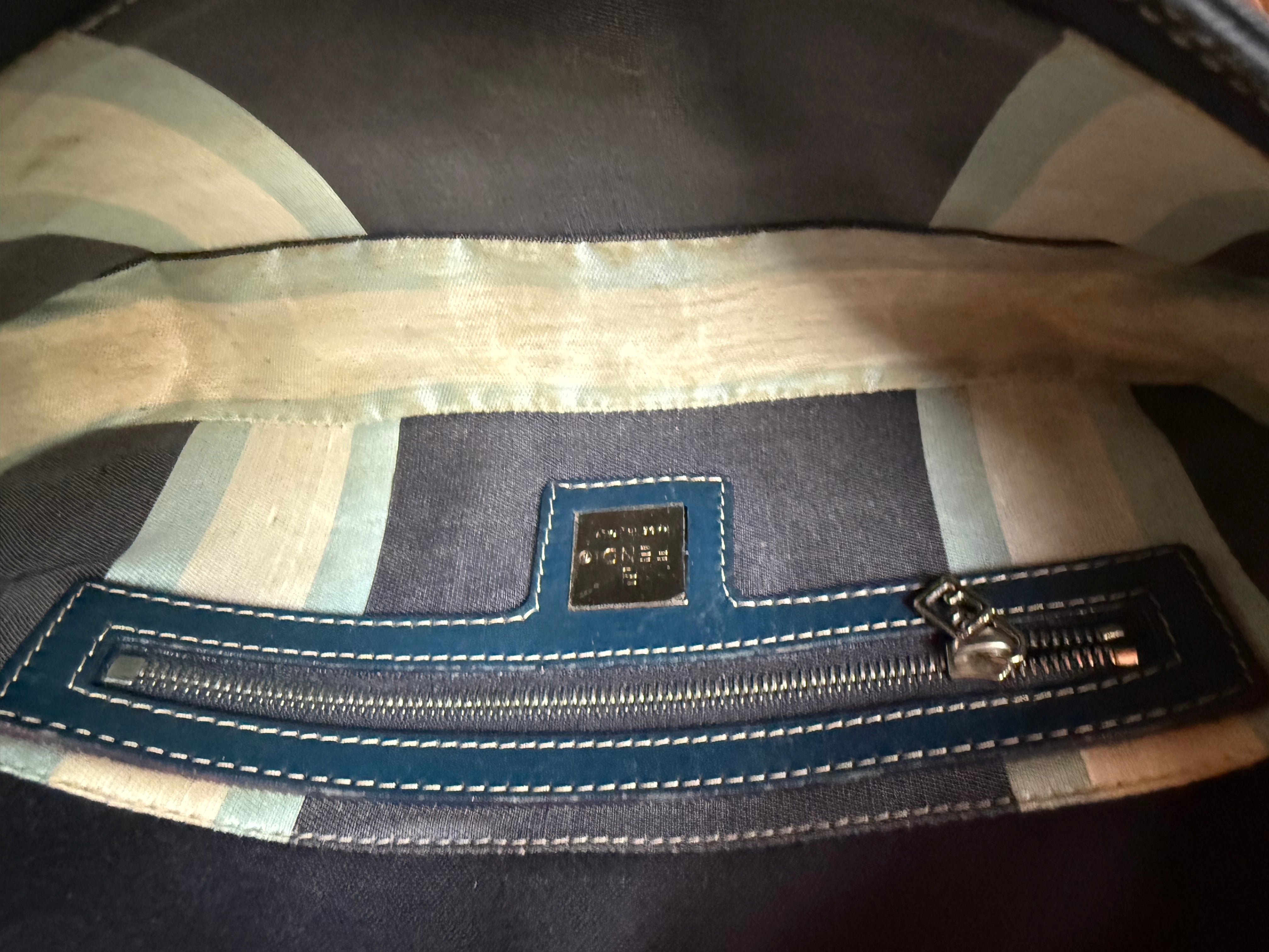 Fendi authentic Denim shoulder bag 2000s vintatge