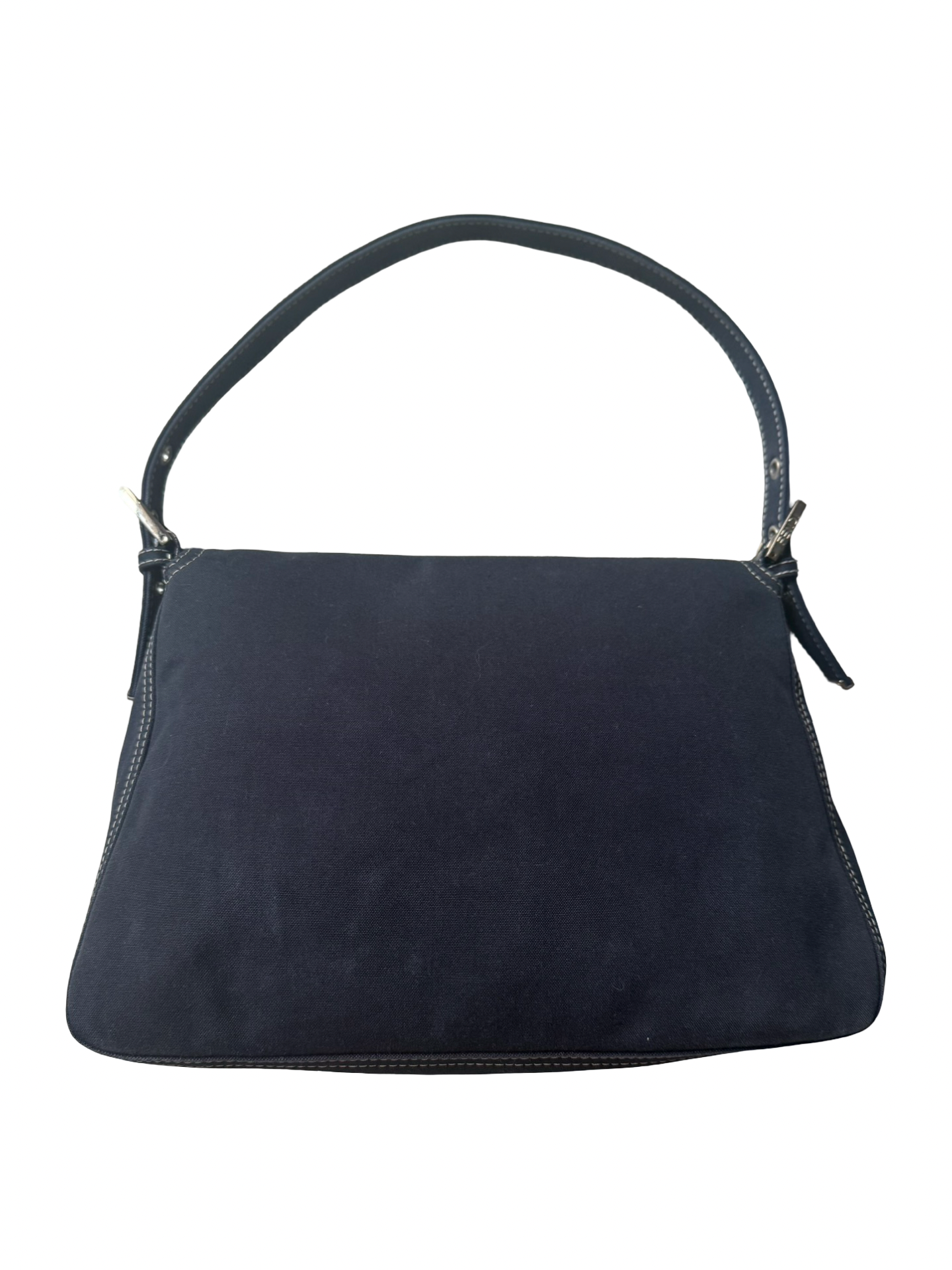 Fendi Mama Baguette Dark Rinse Canvas