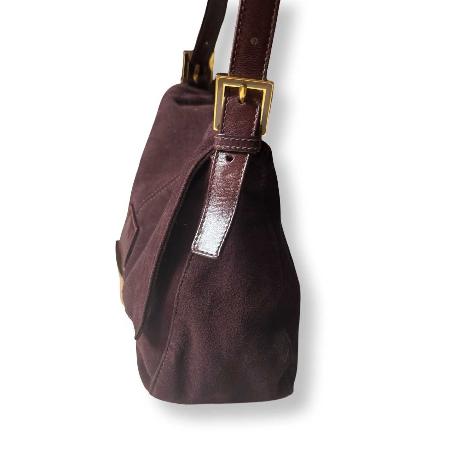 Fendi Mama Baguette Suede
