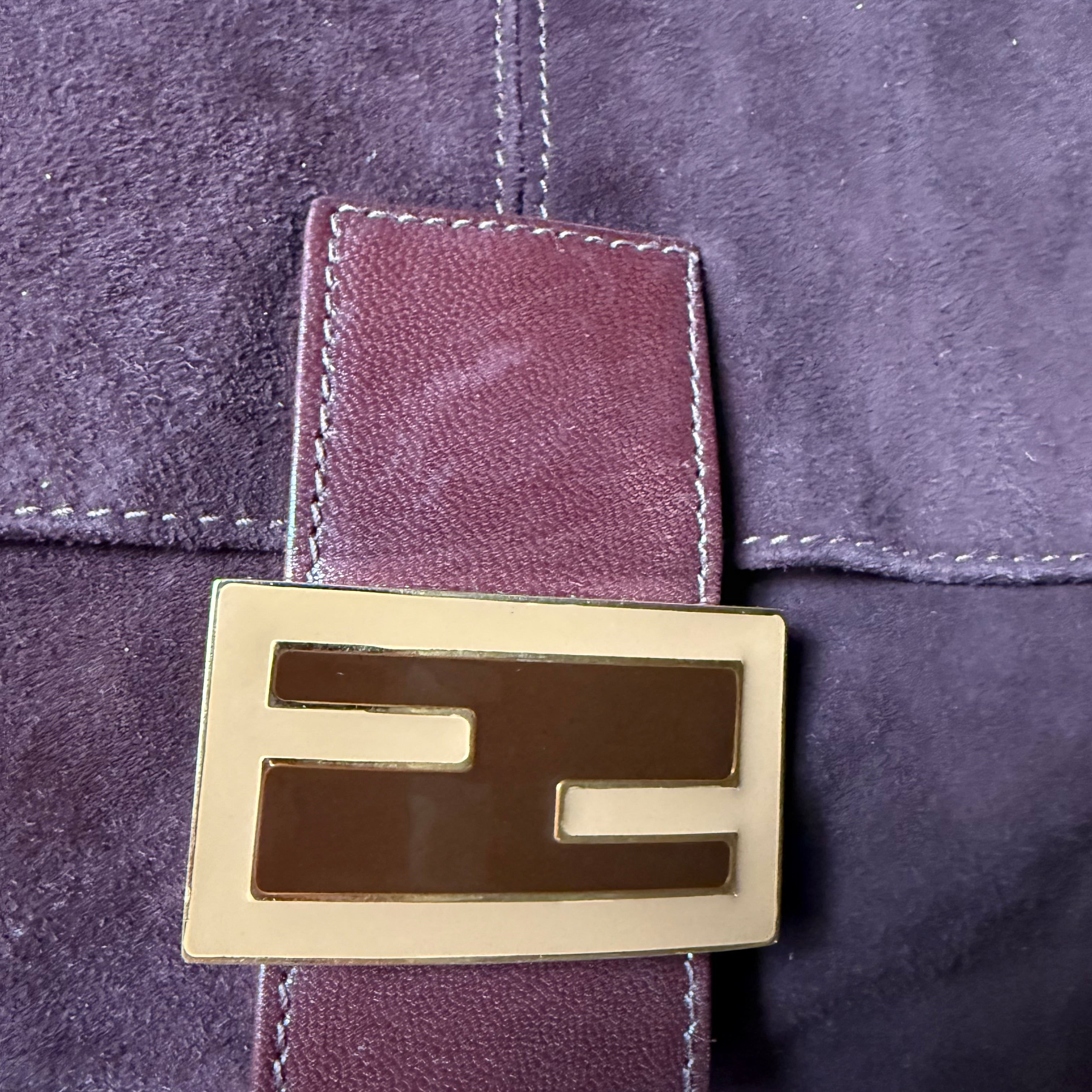 Fendi Mama Baguette Suede