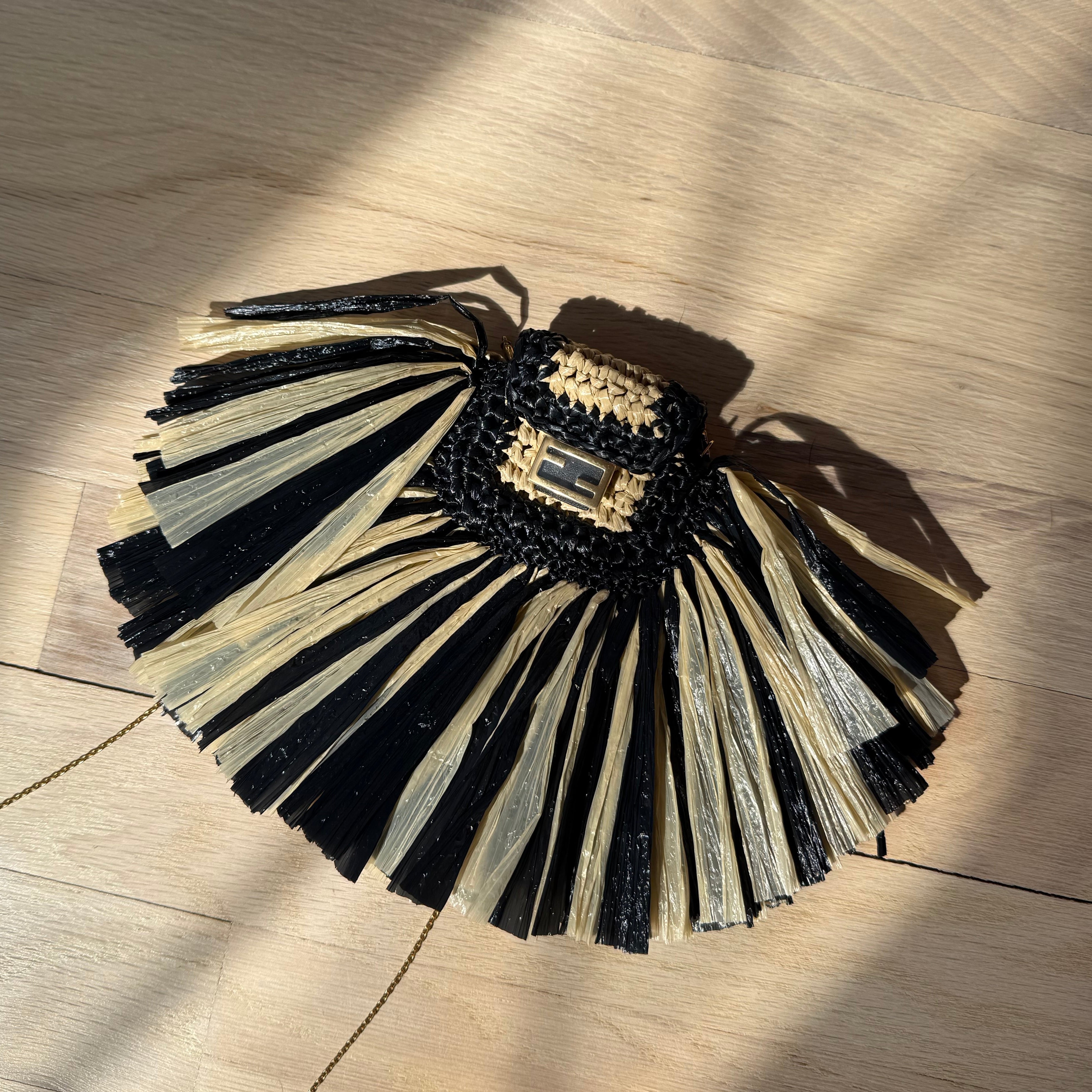 Versatile Fendi Authentic Pico Baguette Jewelry/micro bag