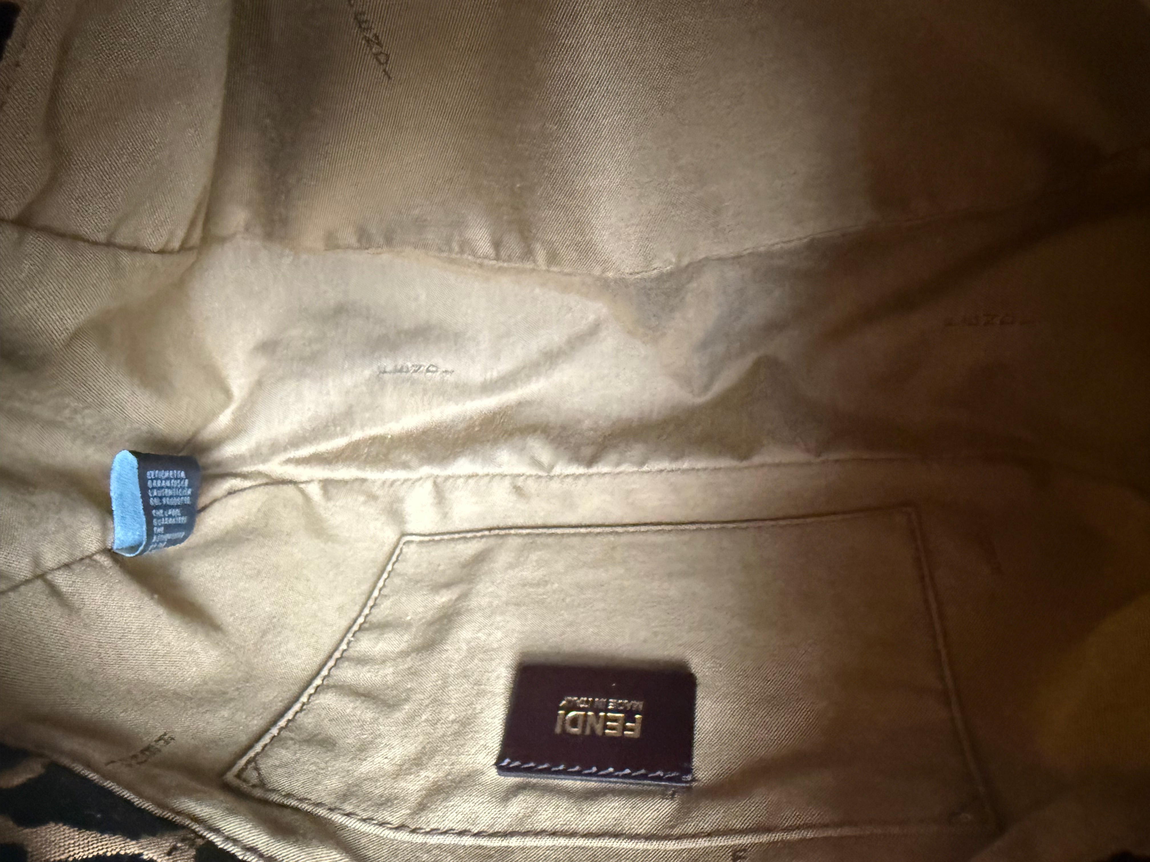 Fendi Vintage Animal Shoulder Tote