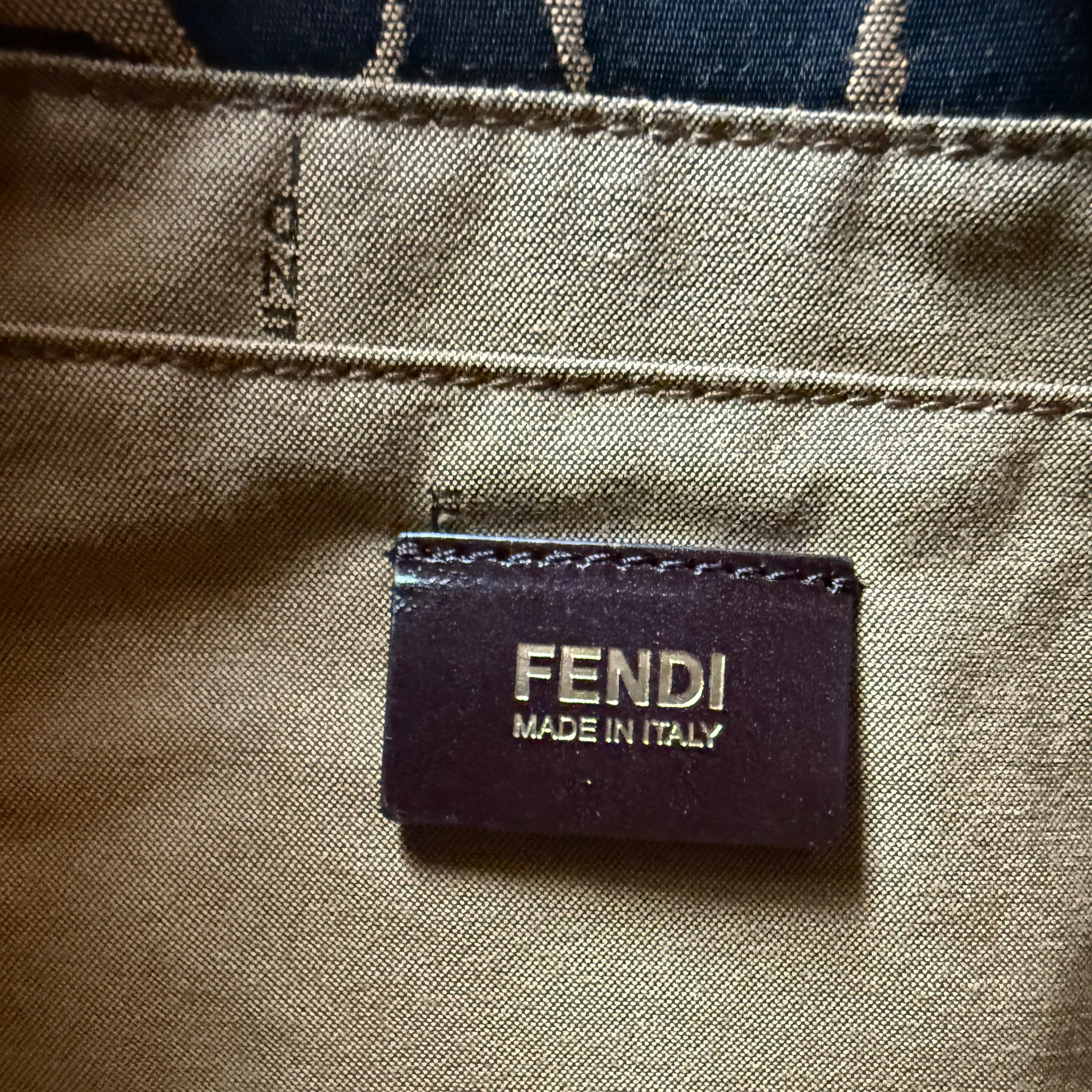 Fendi Vintage Animal Shoulder Tote