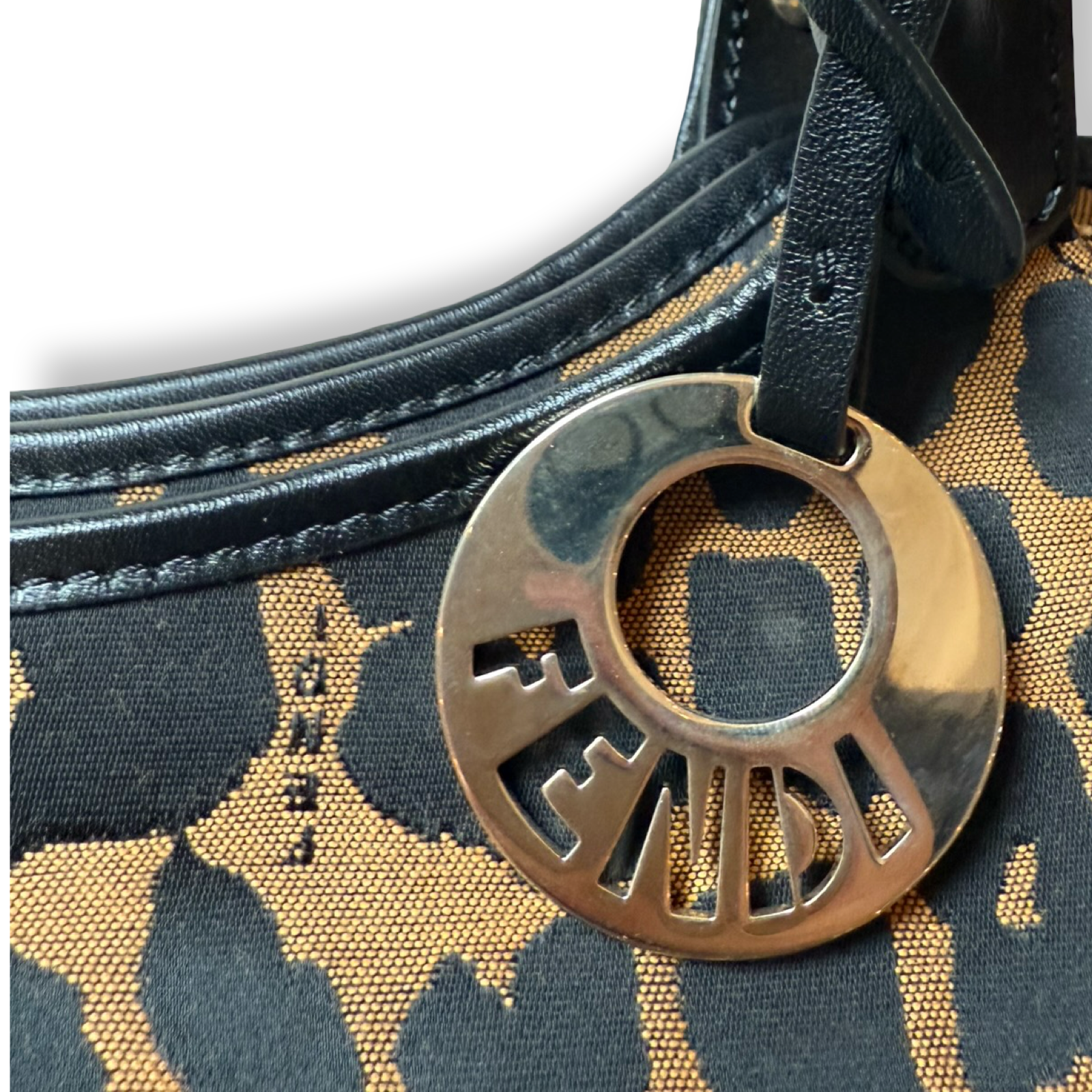 Fendi Vintage Animal Shoulder Tote