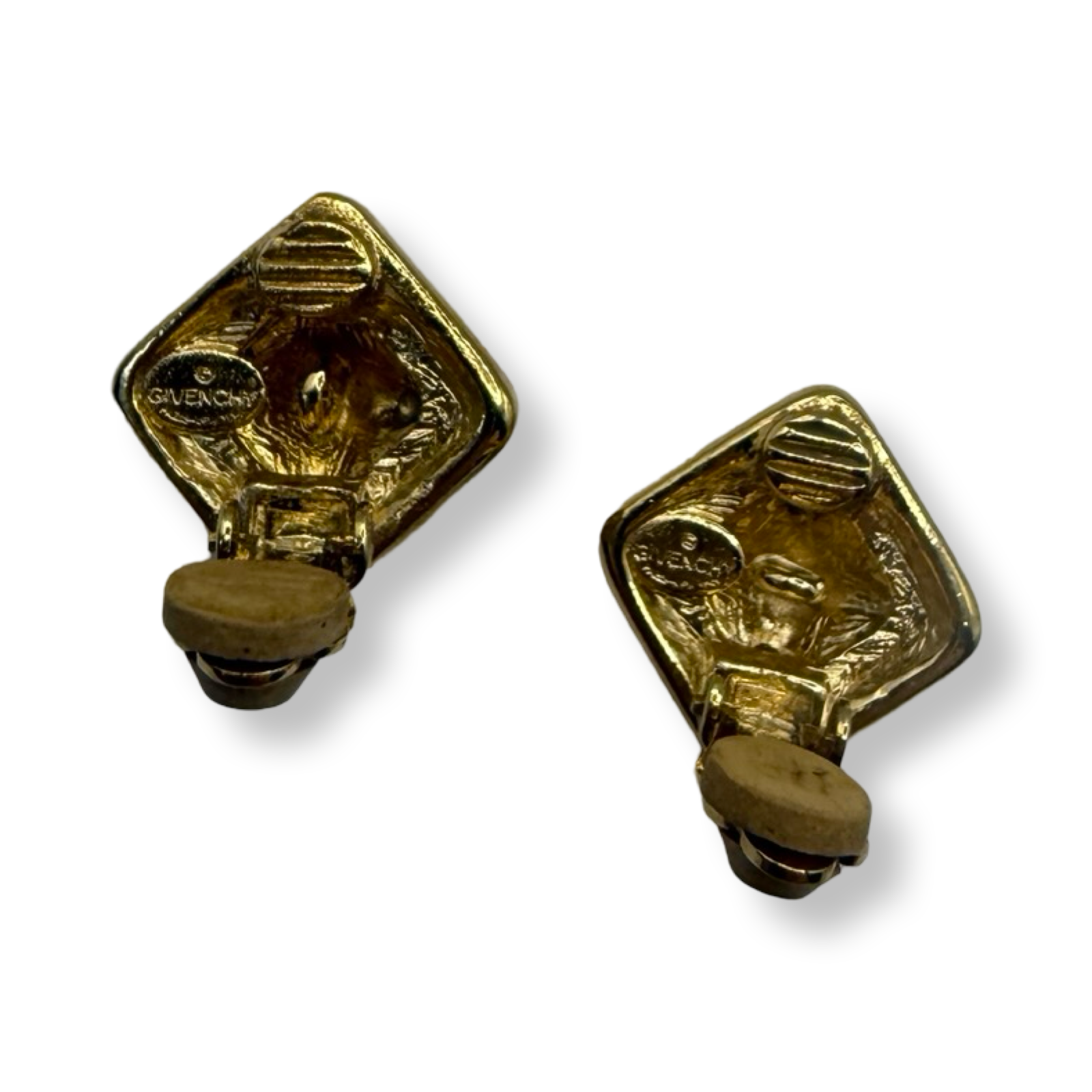 Givenchy authentic vintage earrings gold