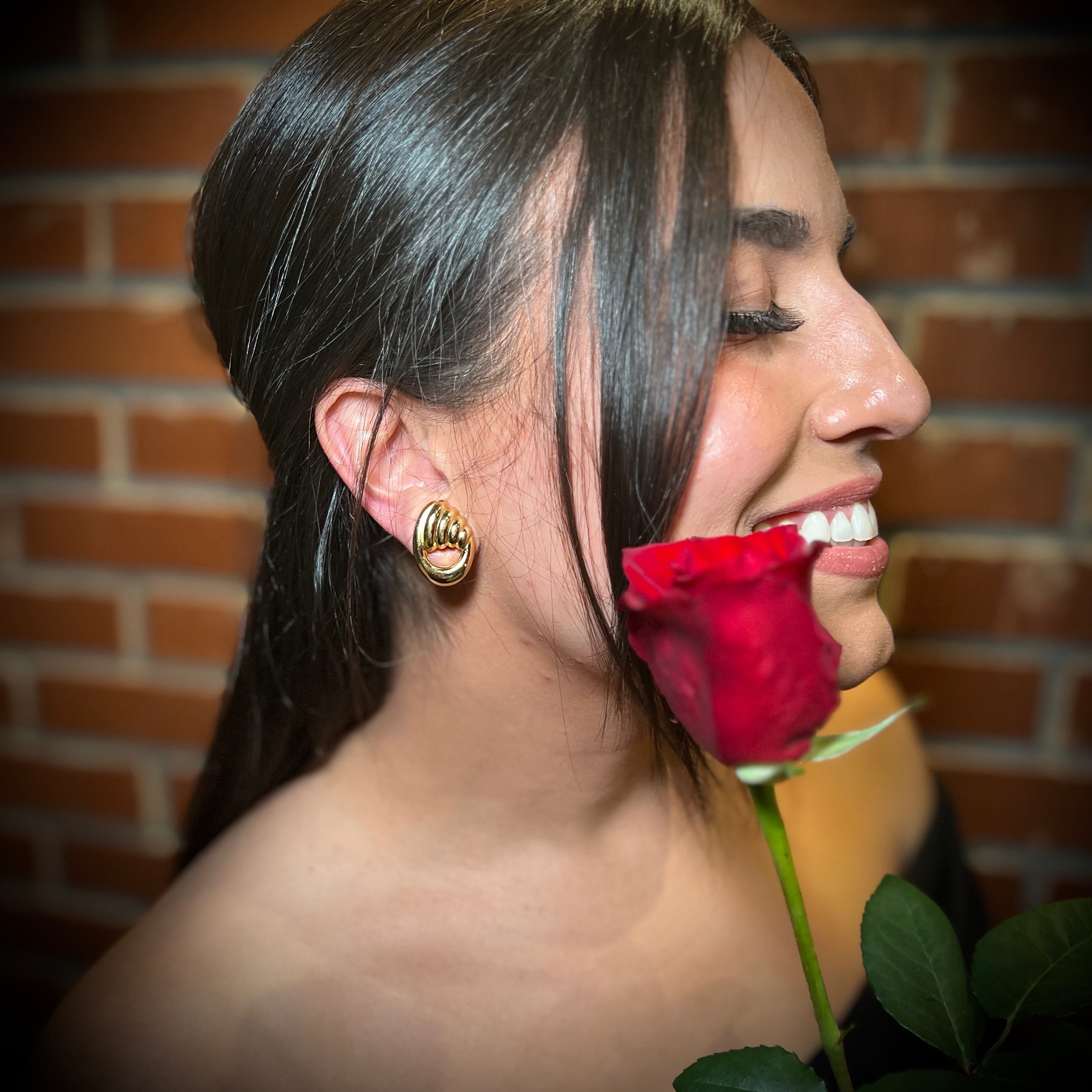 Dior Vintage Gold Earrings