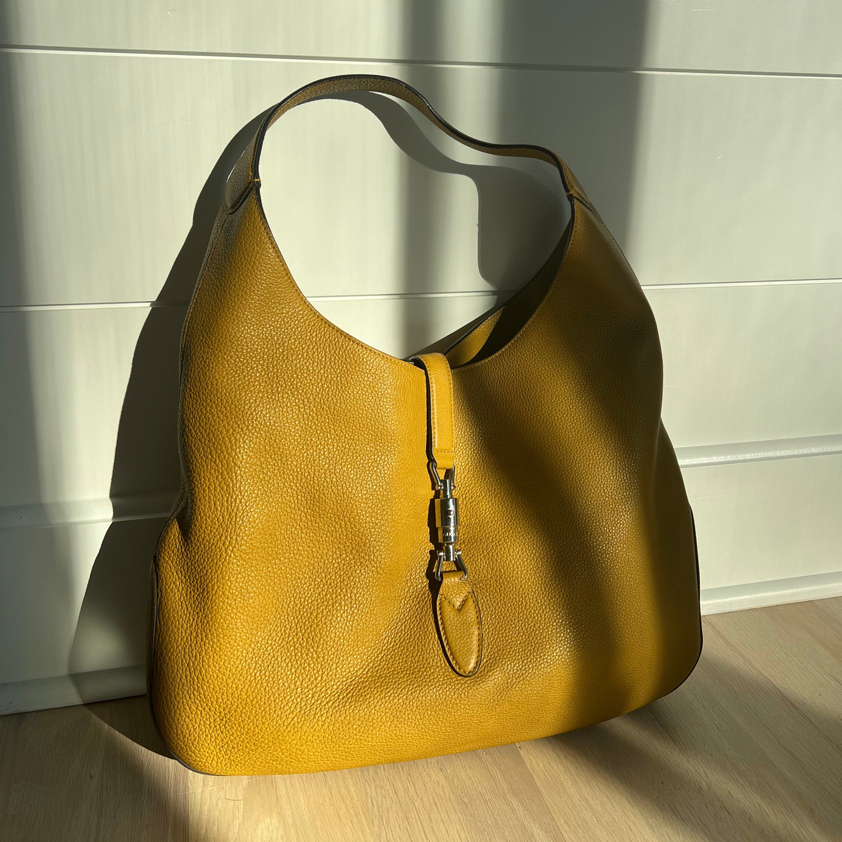 Gucci Jackie Soft Hobo Bag Large Goldenrod