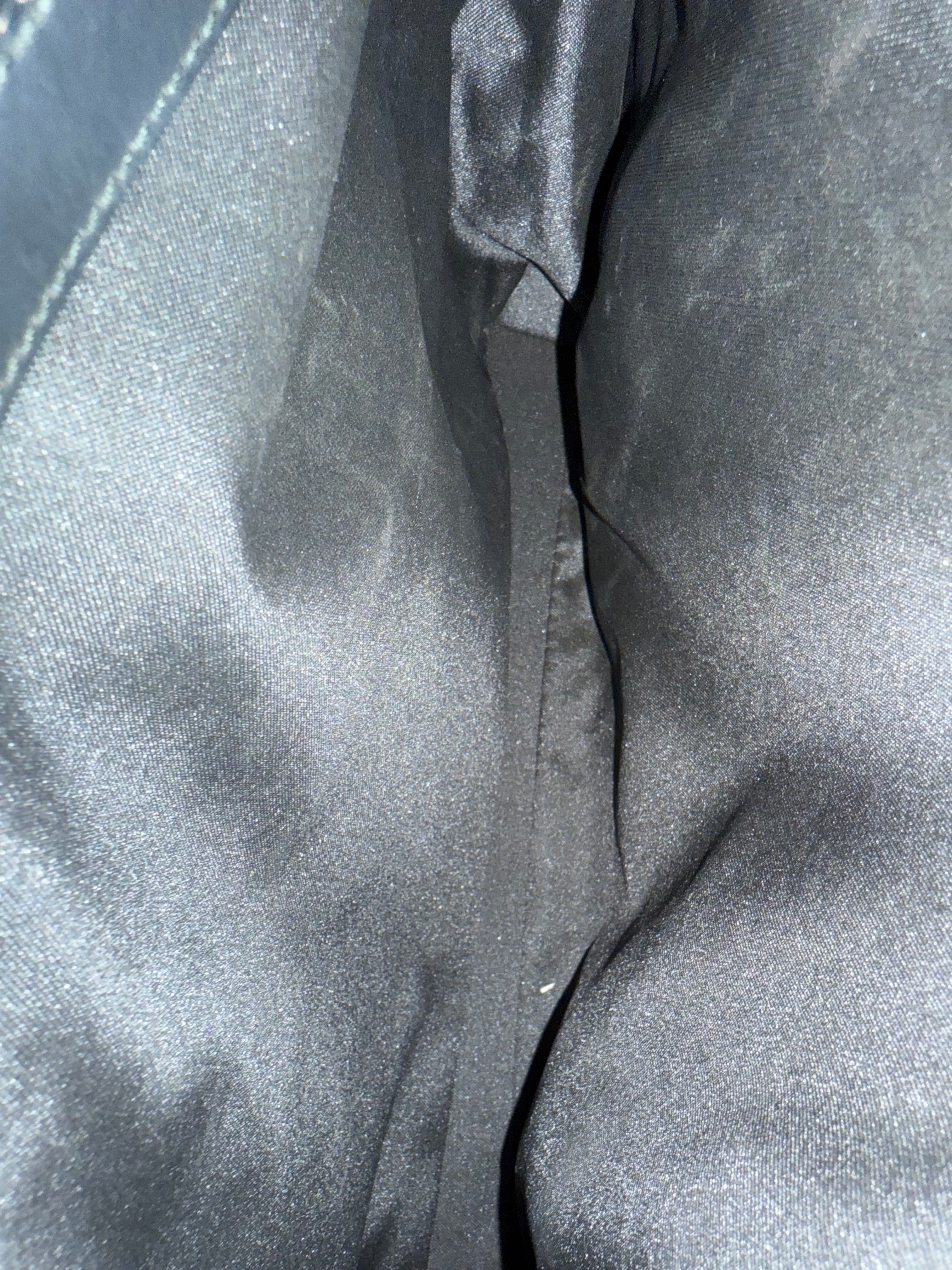 Gucci Black Vintage Bamboo handle Monogram Tote