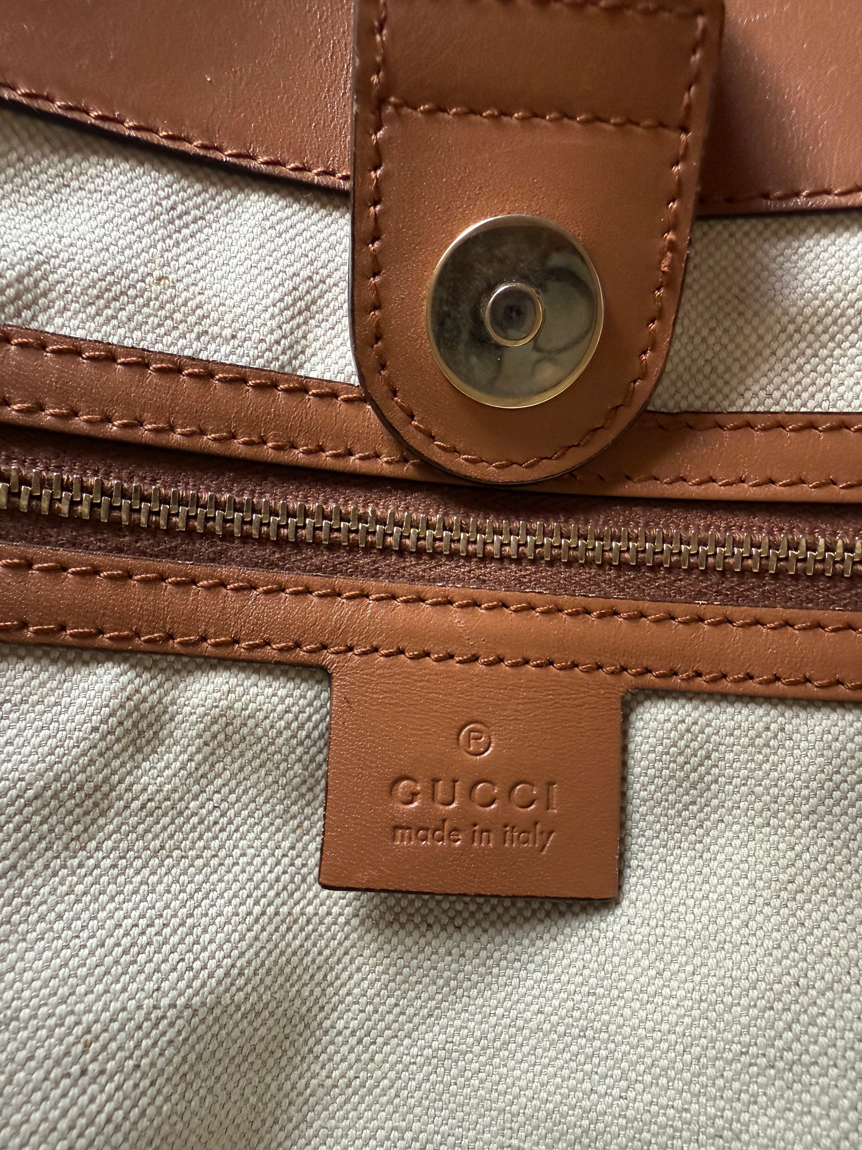 Gucci authentic denim tote