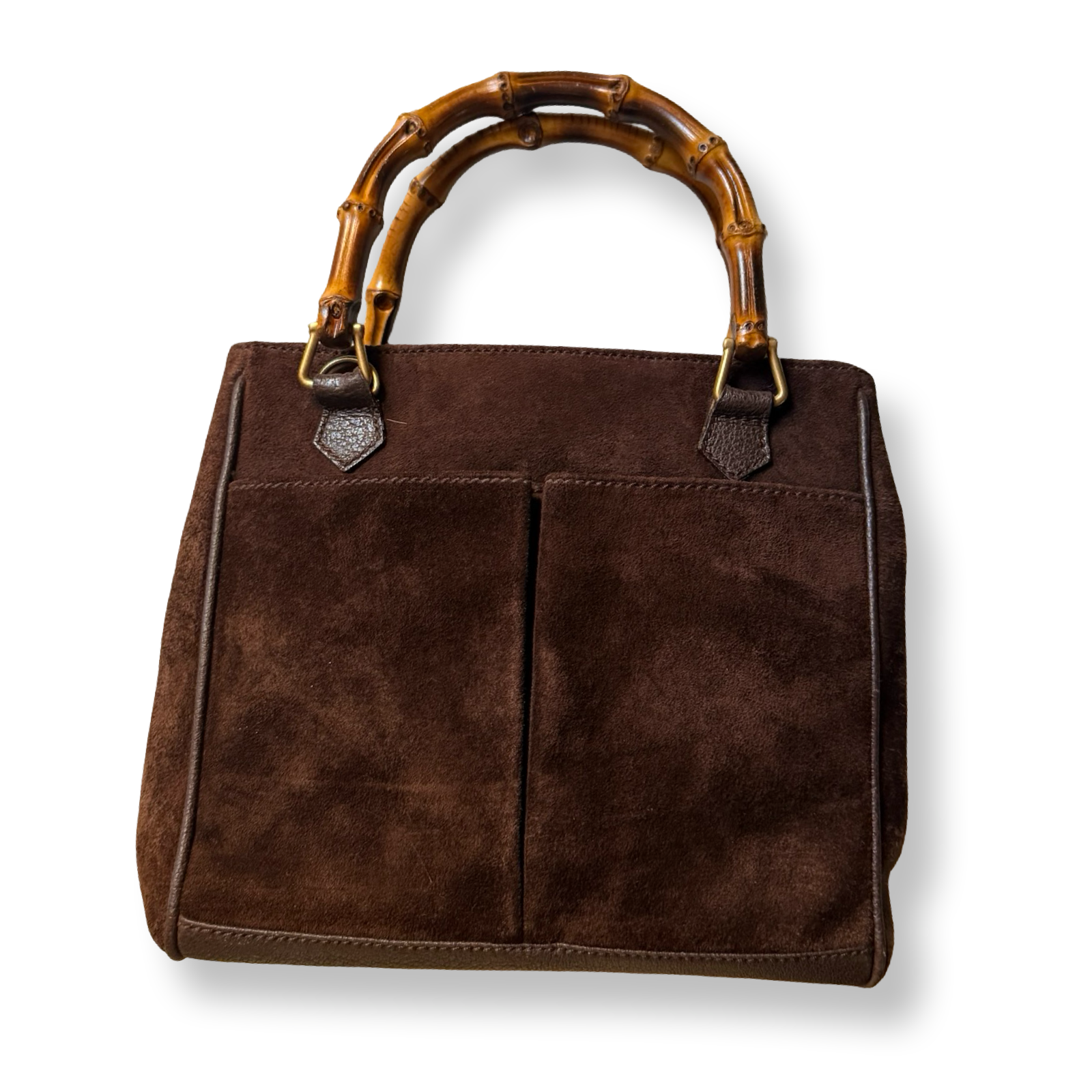 Gucci Diana Suede Mini Bamboo Tote