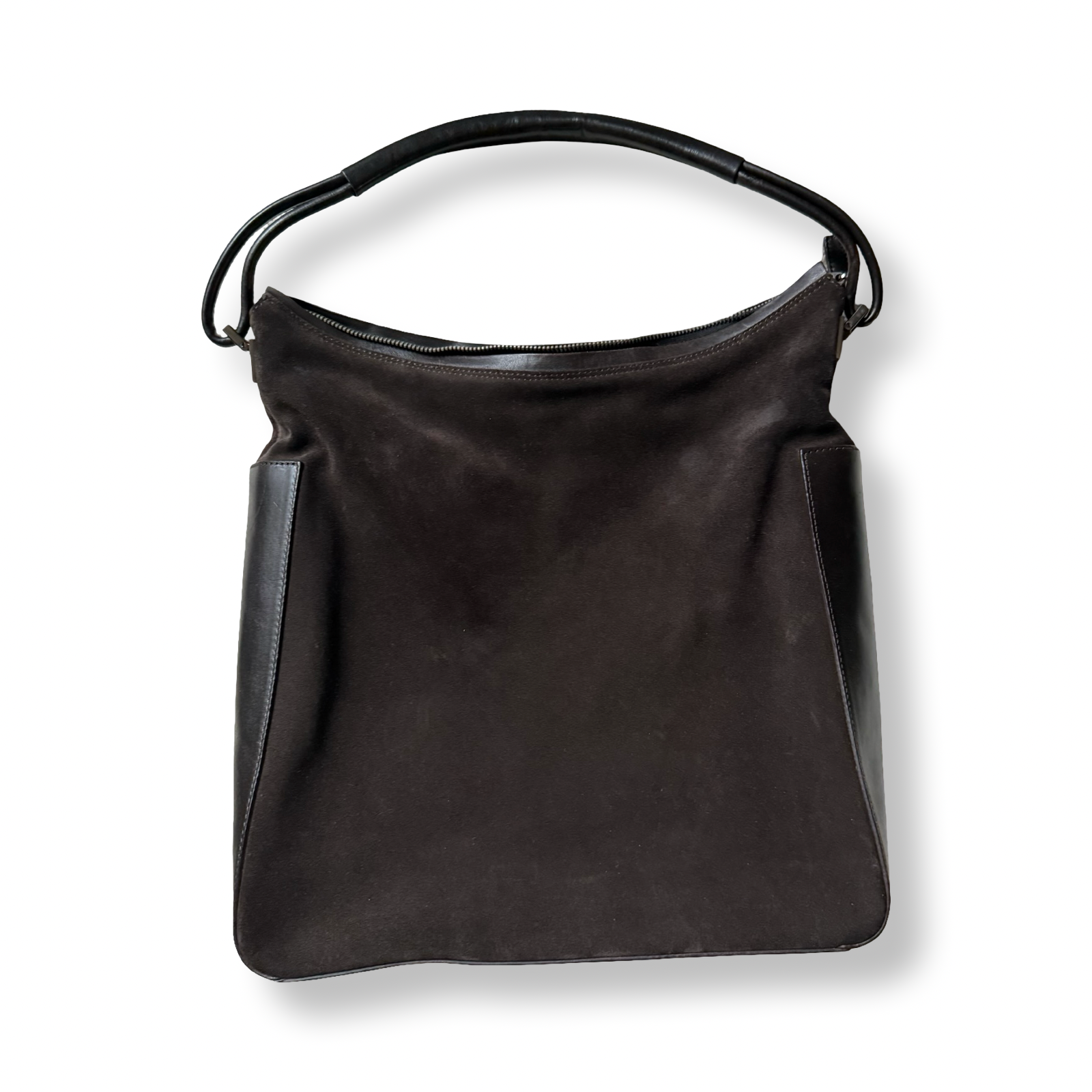 Gucci authentic vintage shoulder bag brown suede