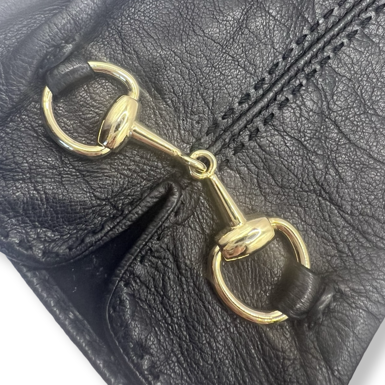 Gucci Black leather gloves