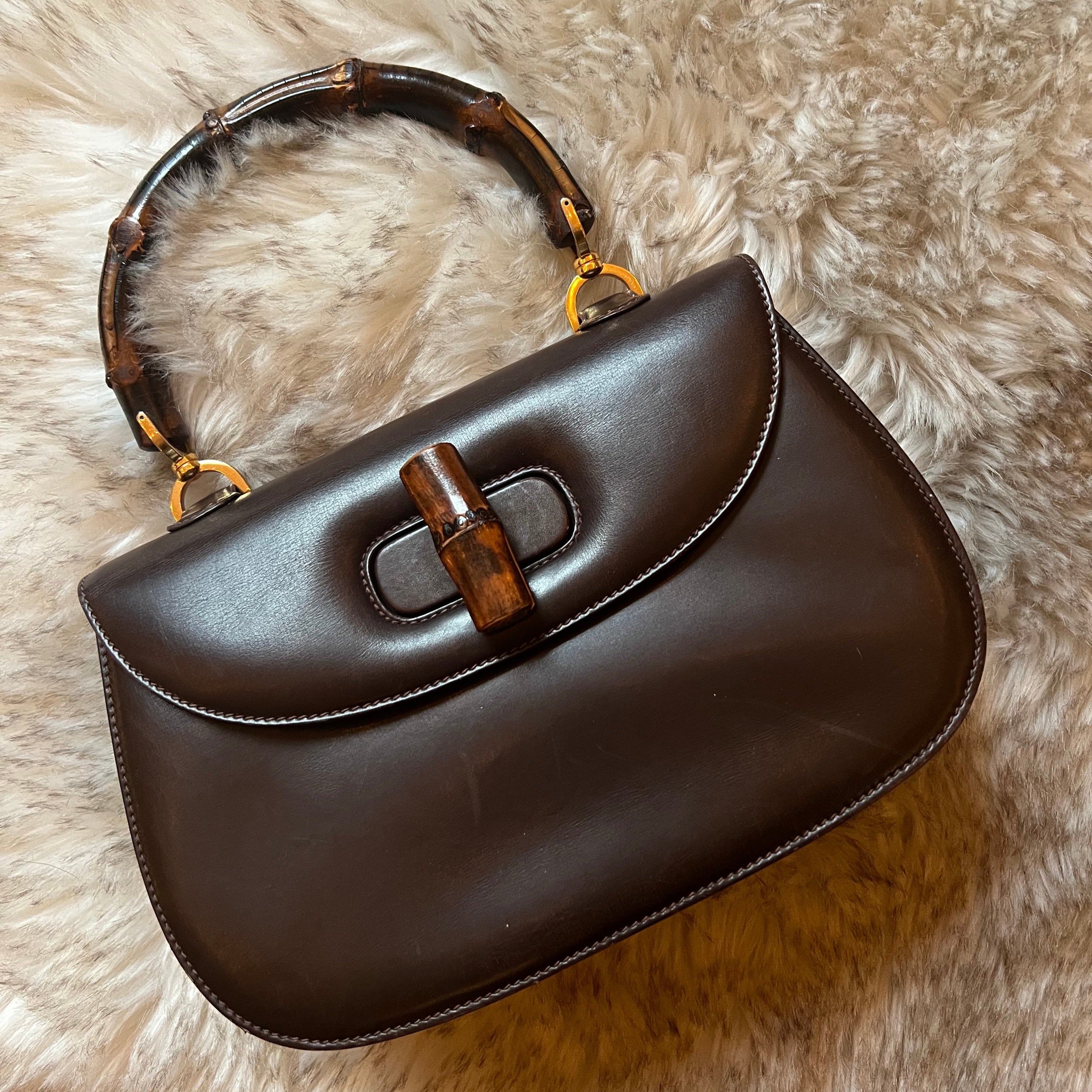 Authentic Vintage Gucci 0633 Bamboo Top Handle bag