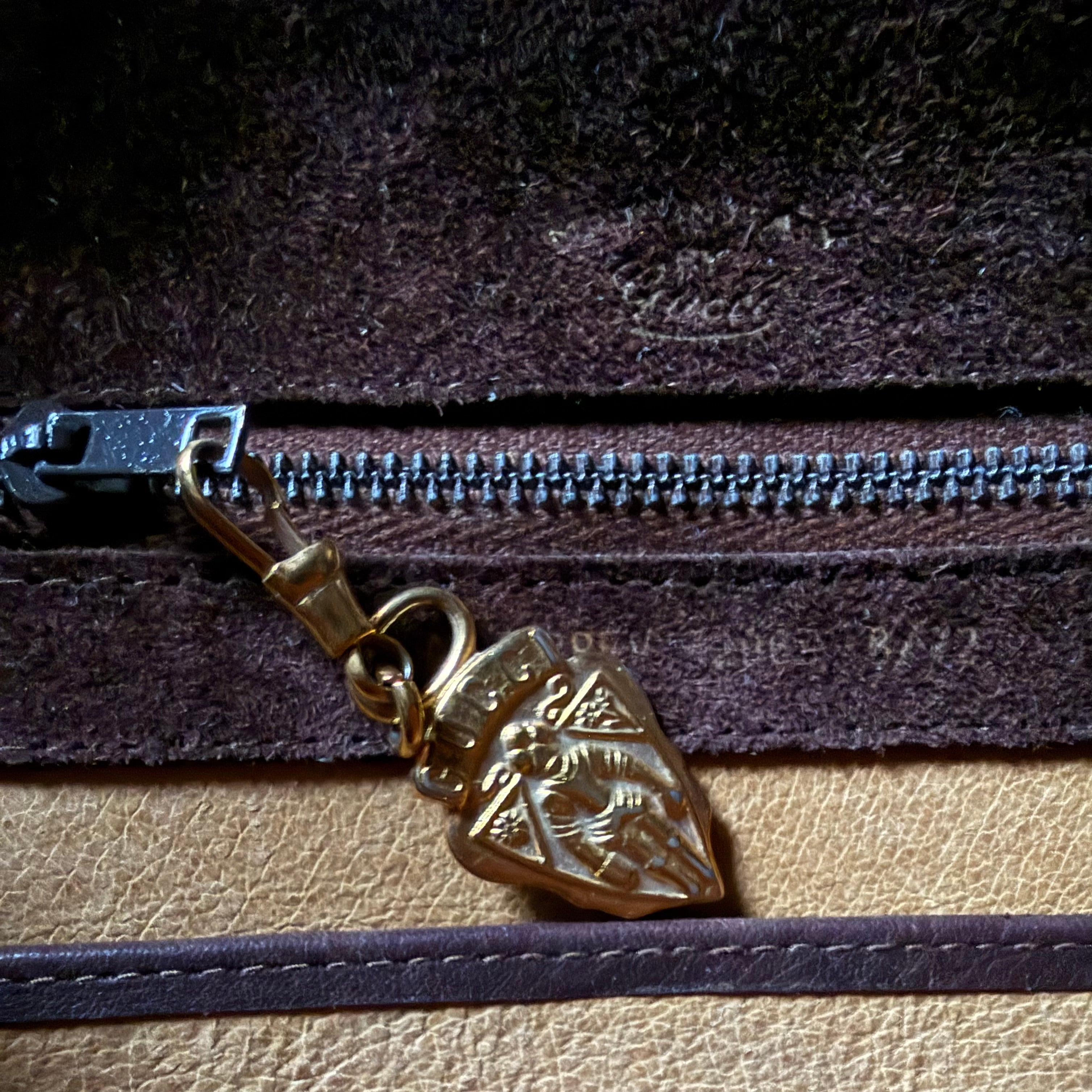 Gucci Vintage '70s Suede Shoulder