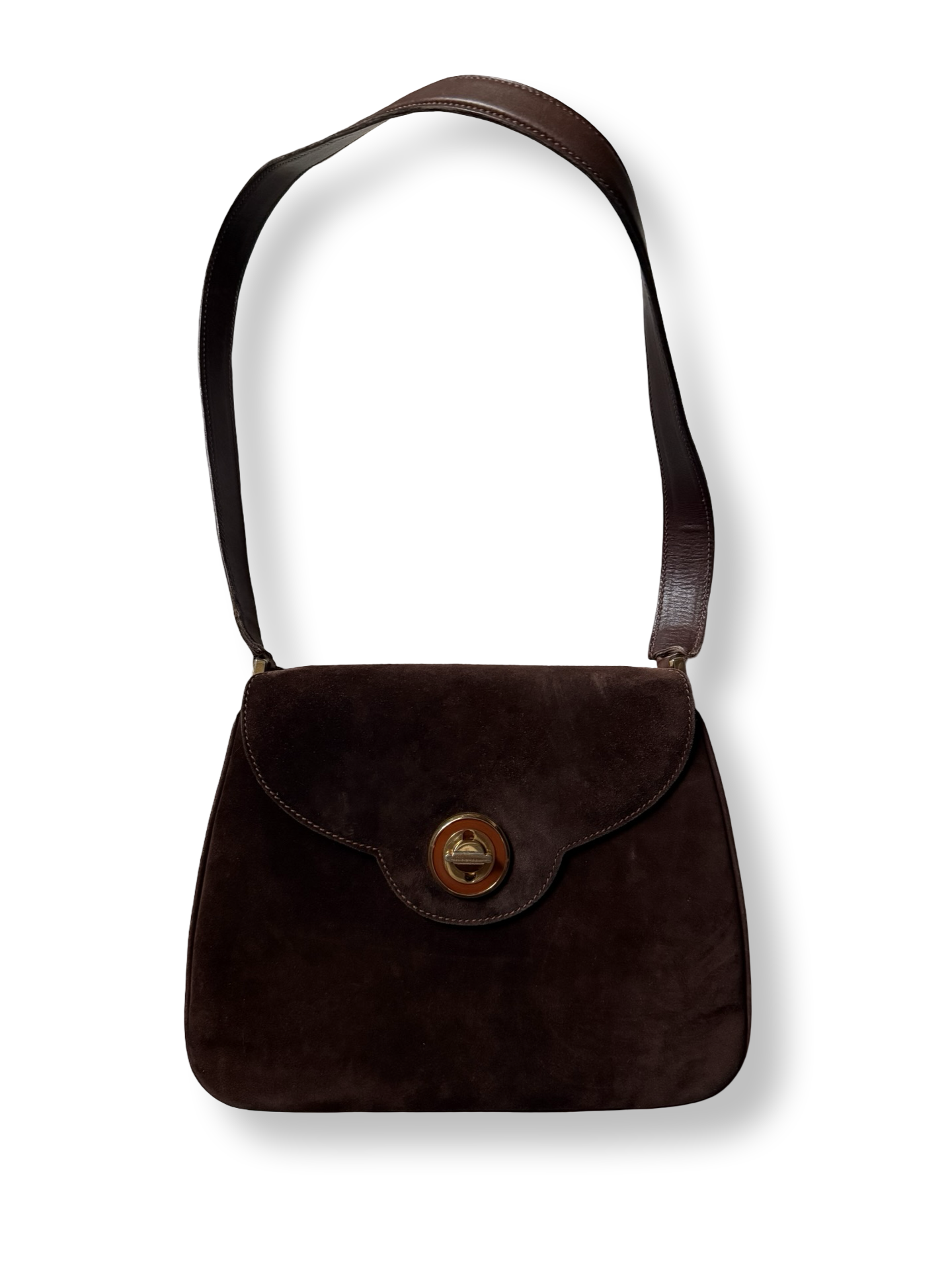 Gucci Vintage '70s Suede Shoulder