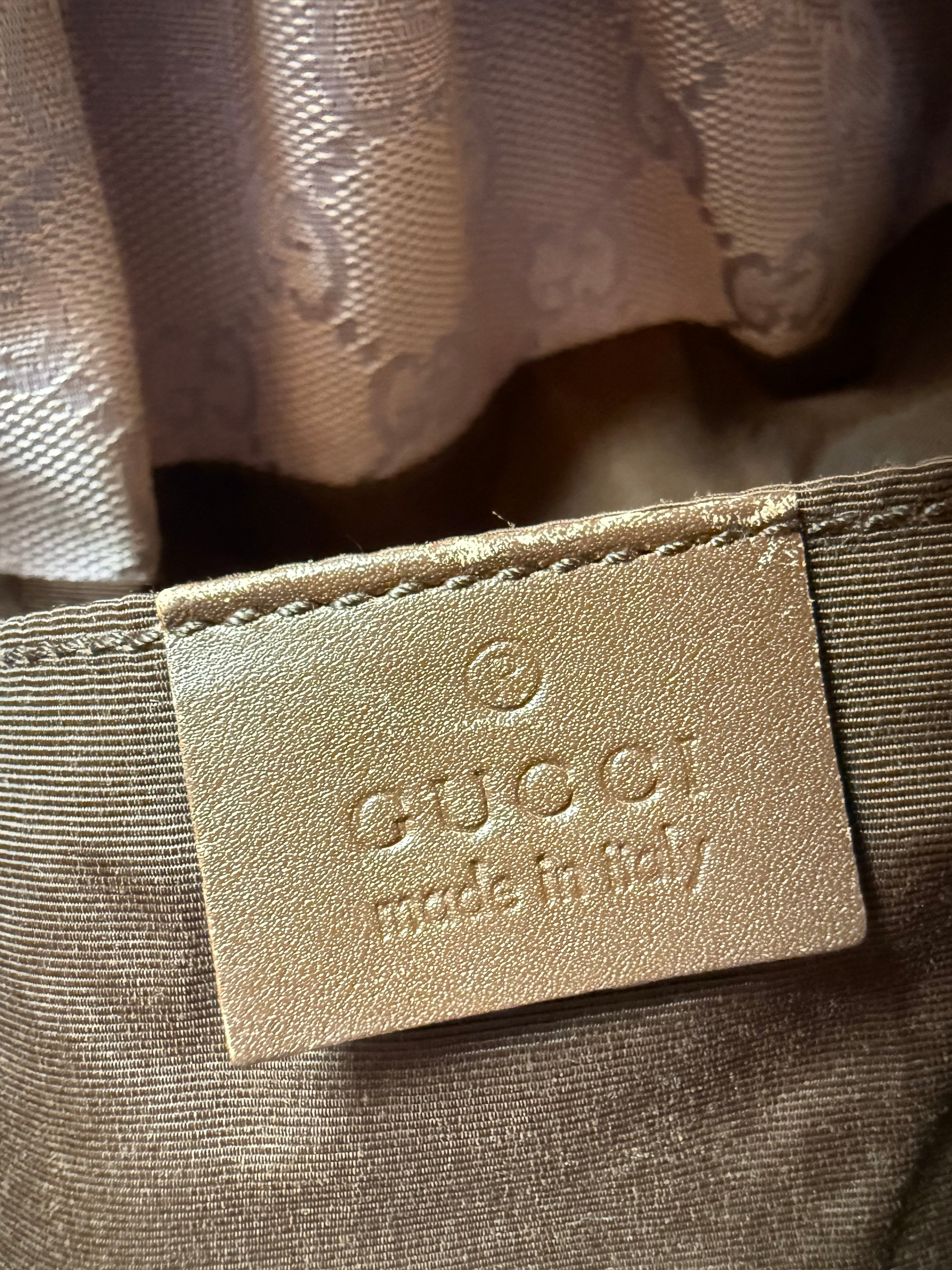 Gucci Vintage Bamboo Pouch Tote