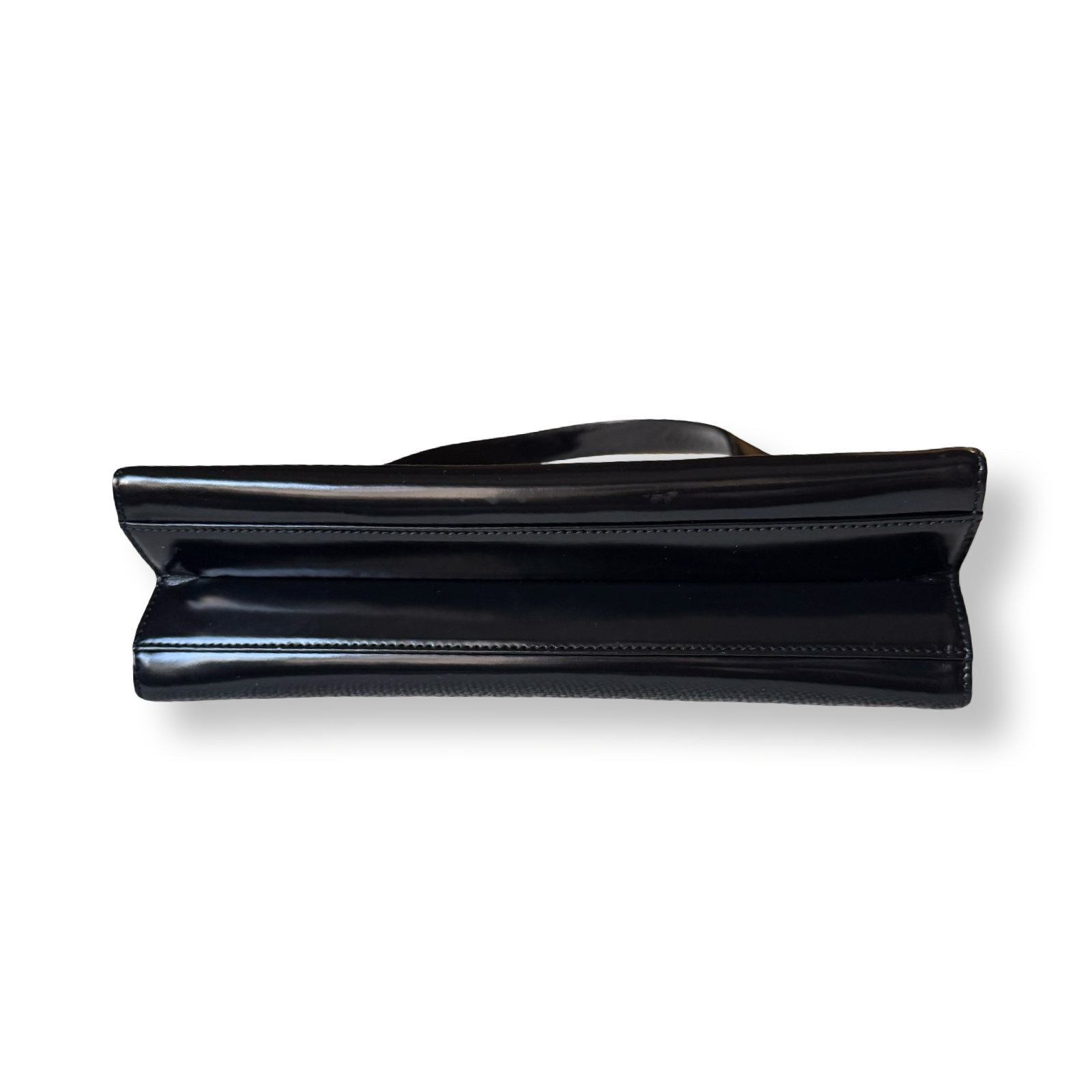 Black clutch bag on a white background authentic gucci vintage
