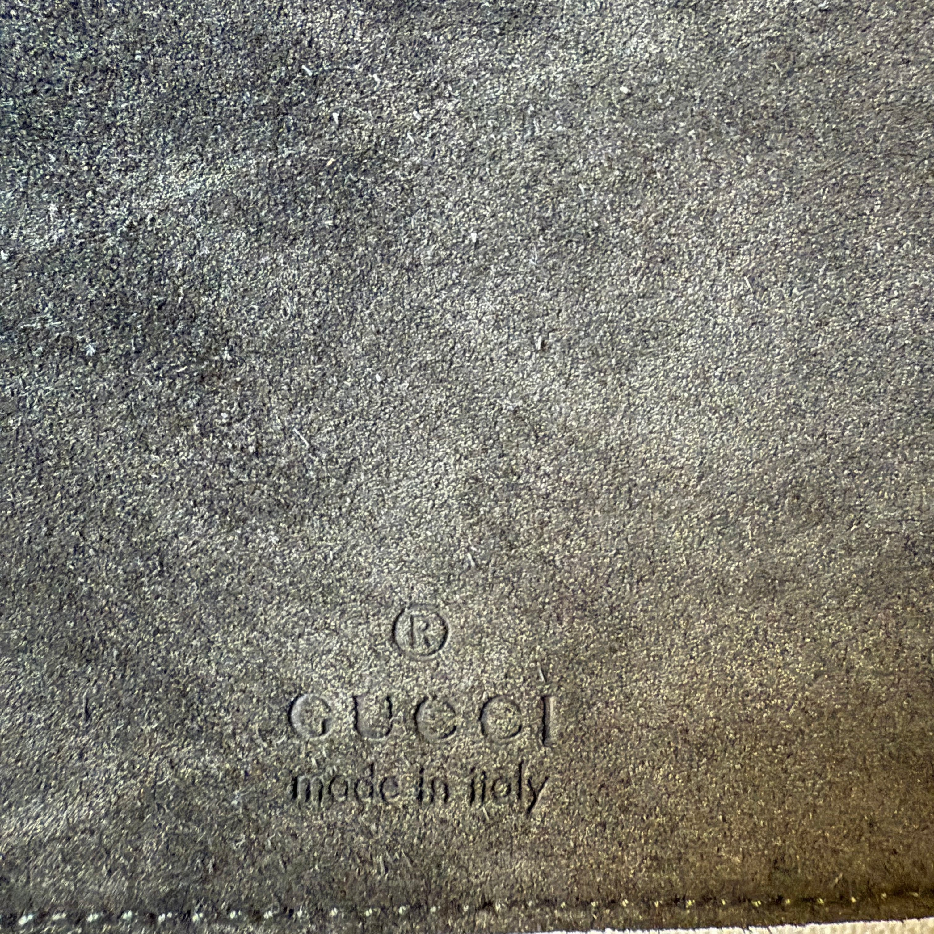 Gucci Vintage Suede Shoulder Bag