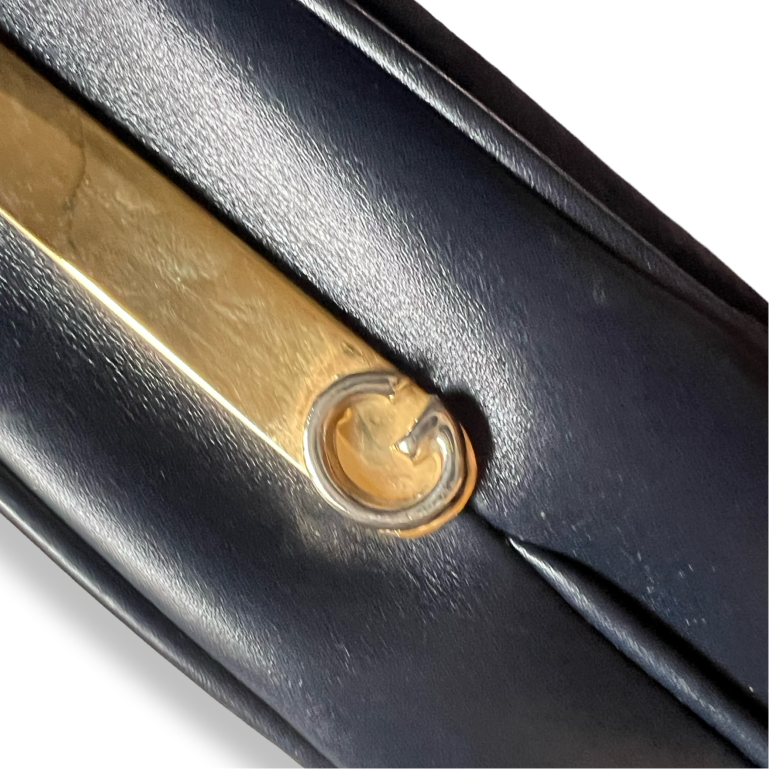 Gucci Vintage Shoulder Bag gold & silver hardware