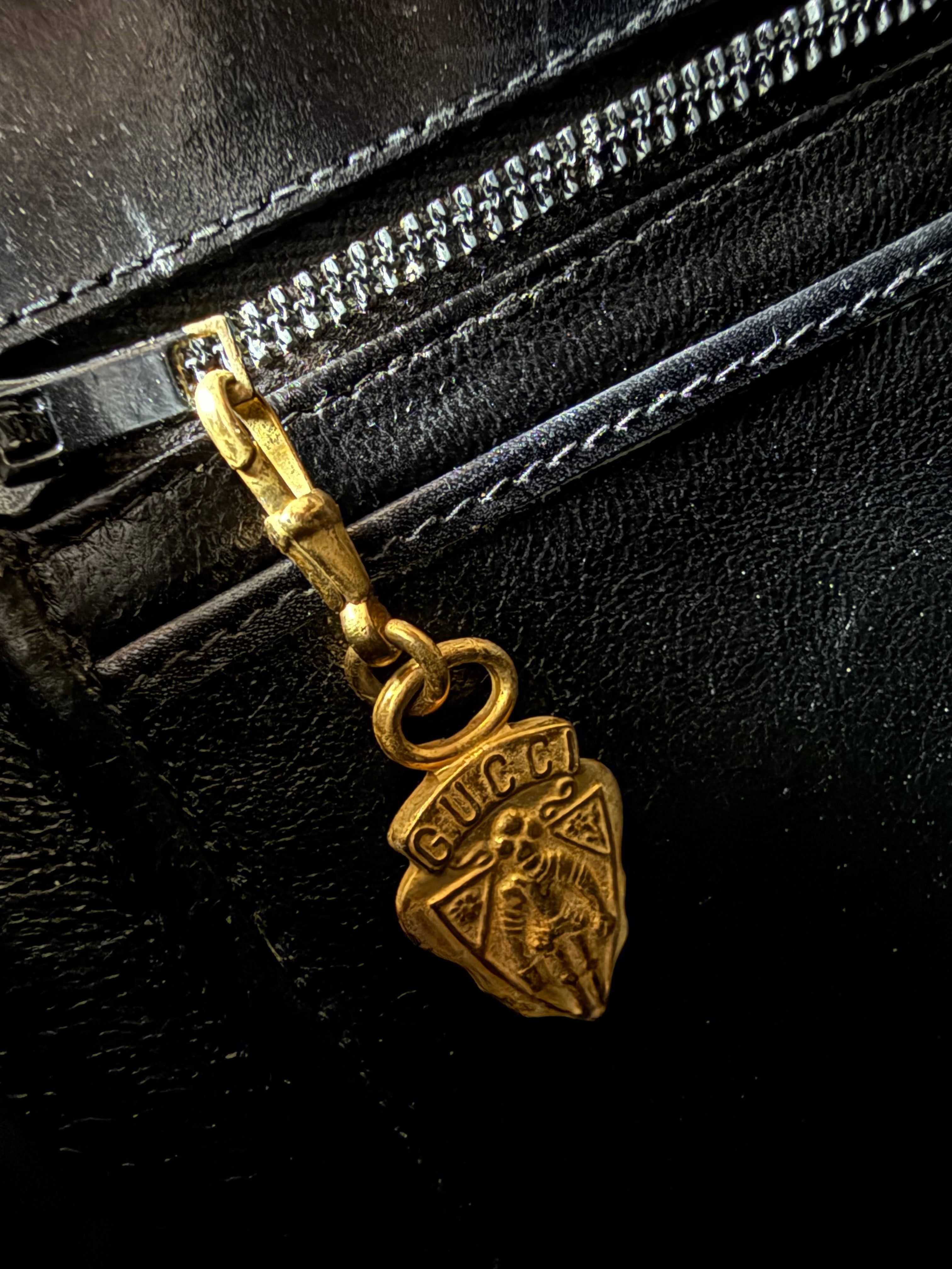 Gucci Vintage Authentic Suede Handbag