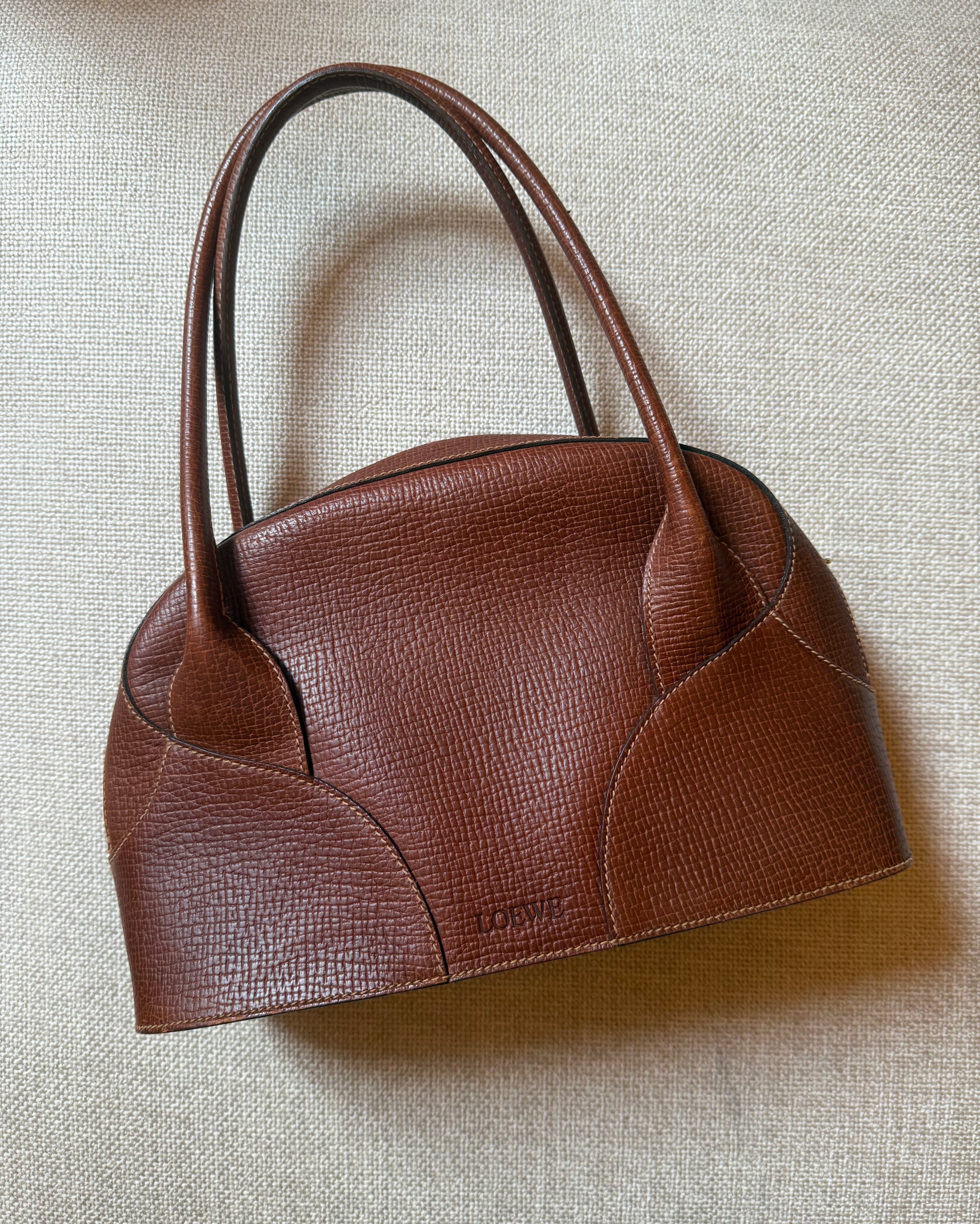 Loewe Grained Leather Shoulder