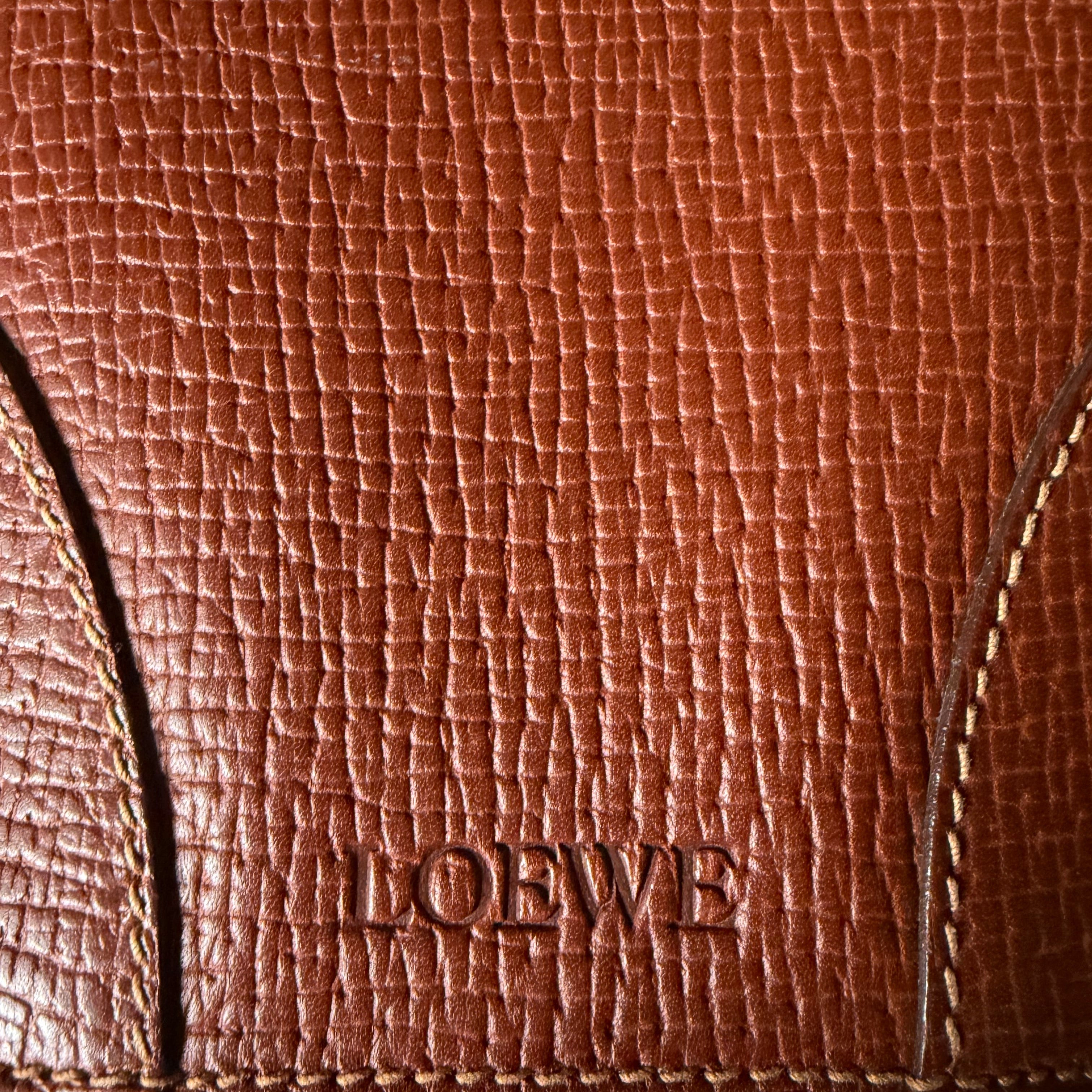 Loewe Grained Leather Shoulder