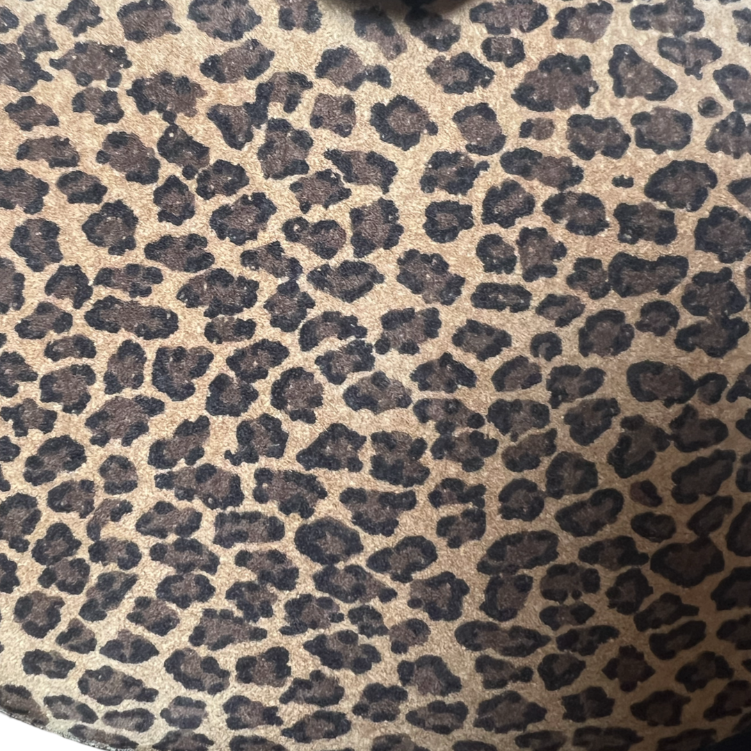 Loewe vintage purse round leopard print