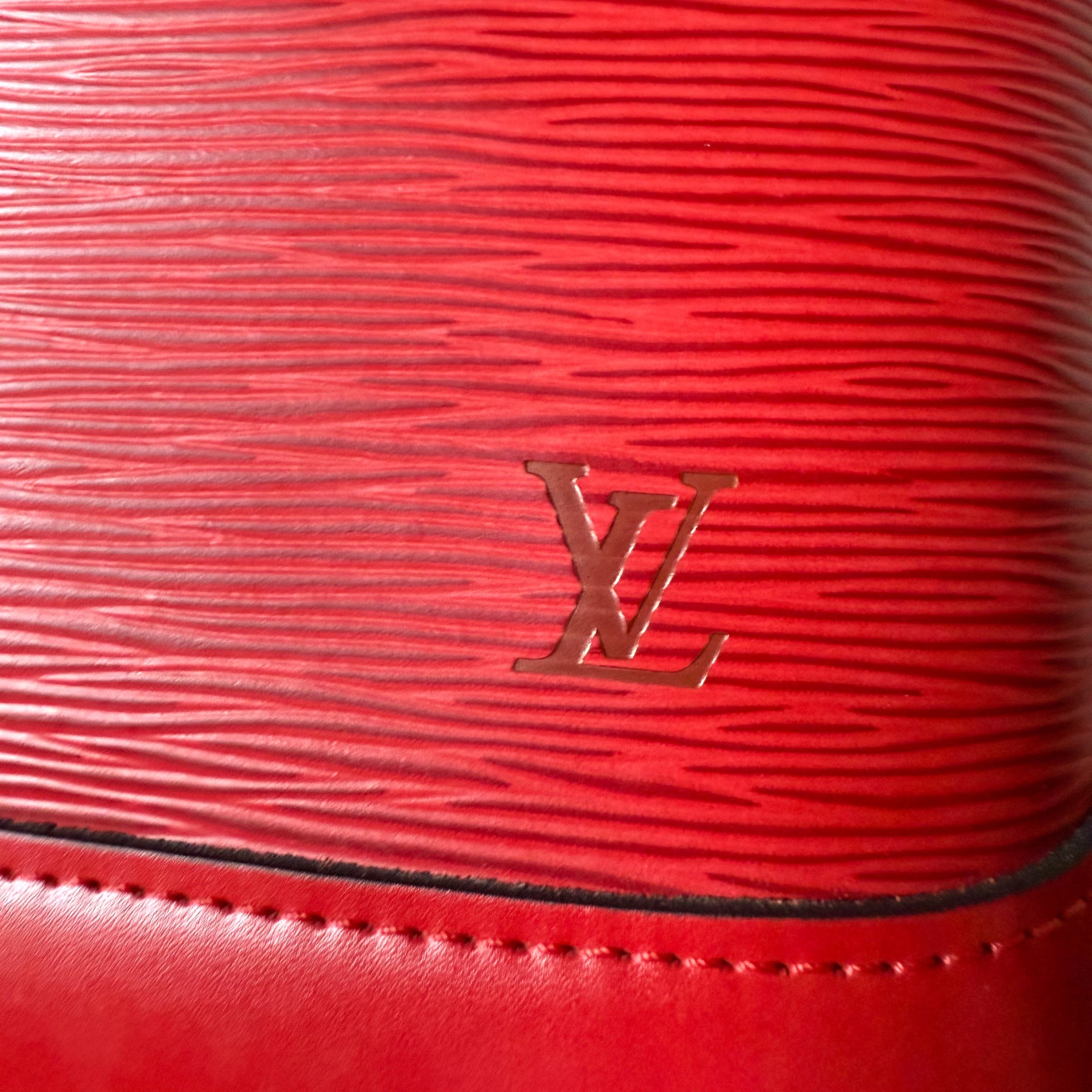 Louis Vuitton Alma Epi Leather PM Red