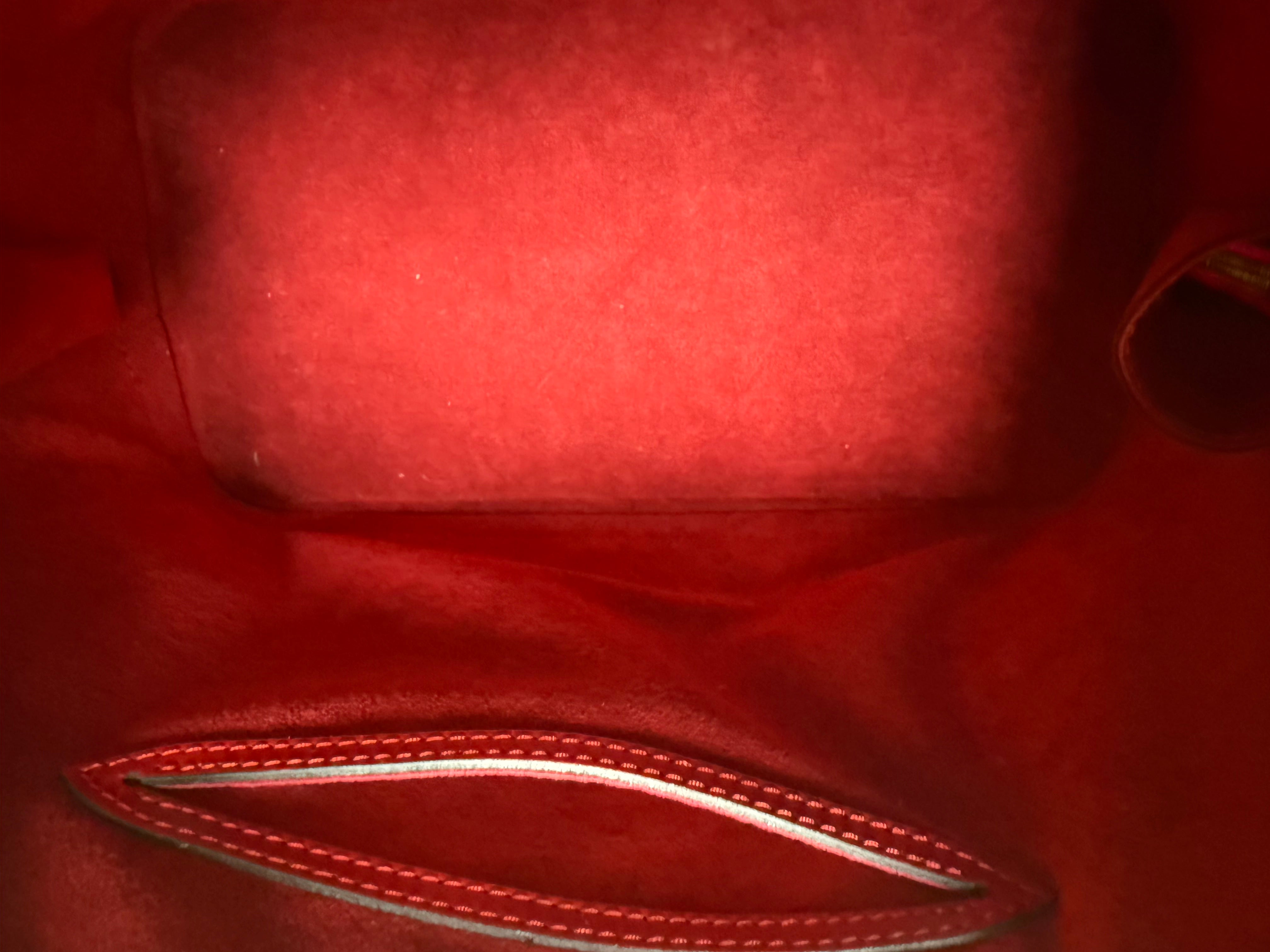 Louis Vuitton Alma Epi Leather PM Red authentic vintage y2k 2000s