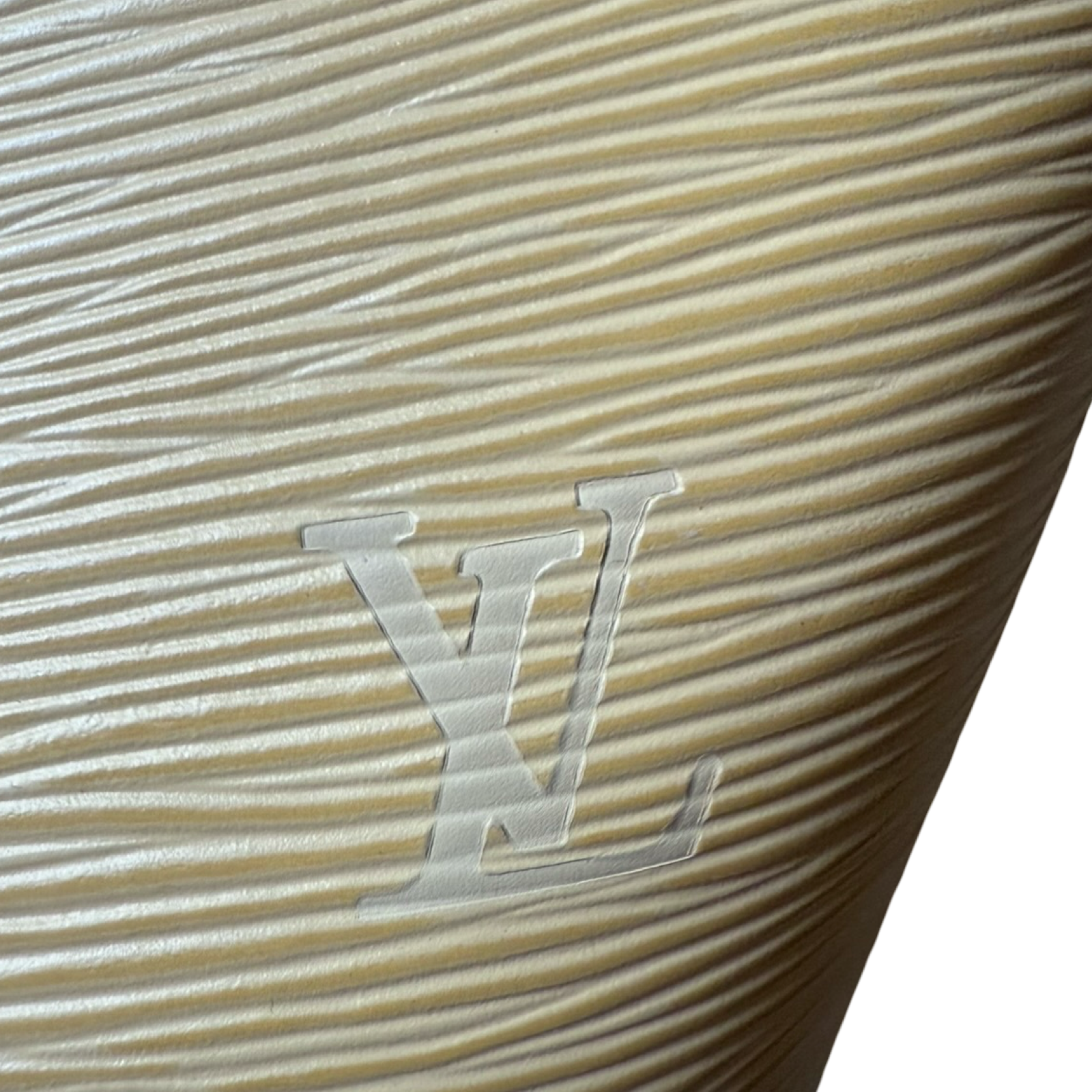 LV authentic Epi leather noctambule bucket tote butter yellow 'vanilla' color
