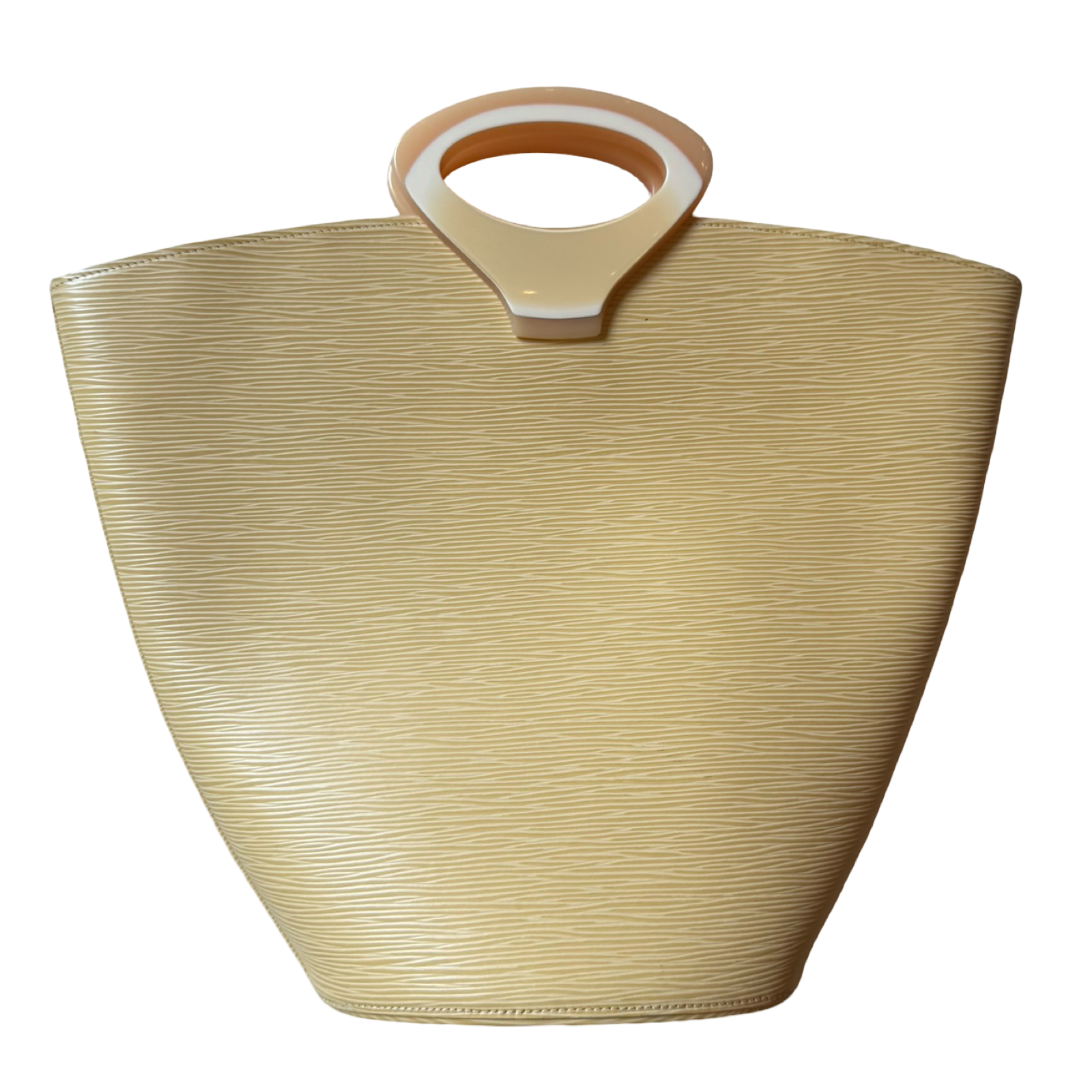 LV authentic Epi leather noctambule bucket tote butter yellow beige color vintage 2000s retro y2k