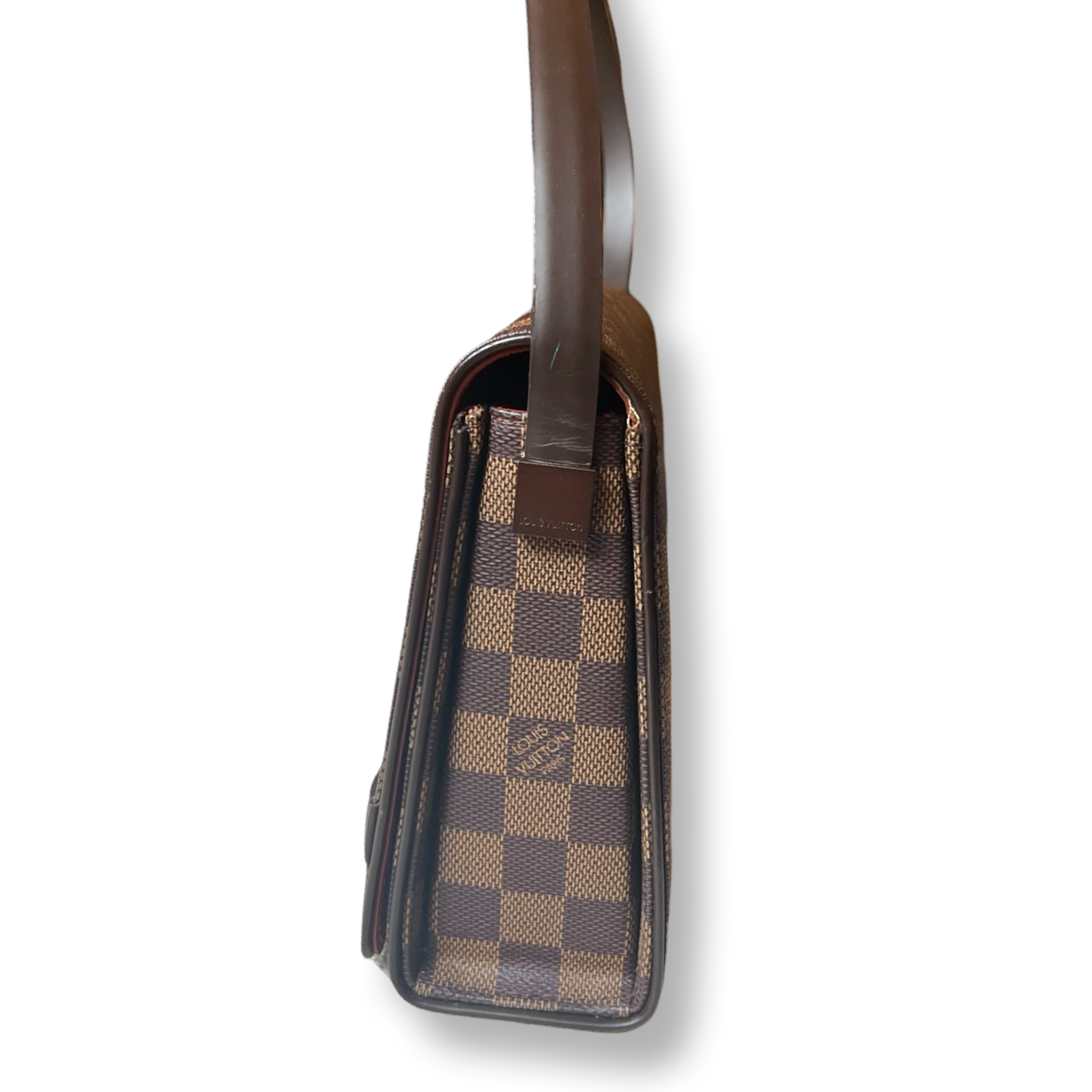 Louis Vuitton retro 2000s y2k shoulder bag in damier ebene
