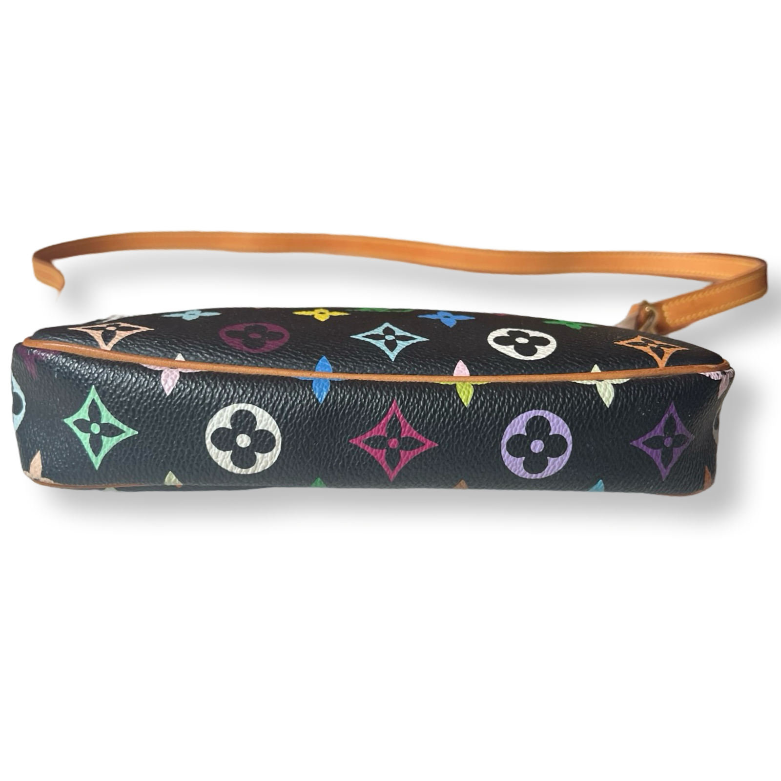 Y2k LV TM black and mutli color pochette