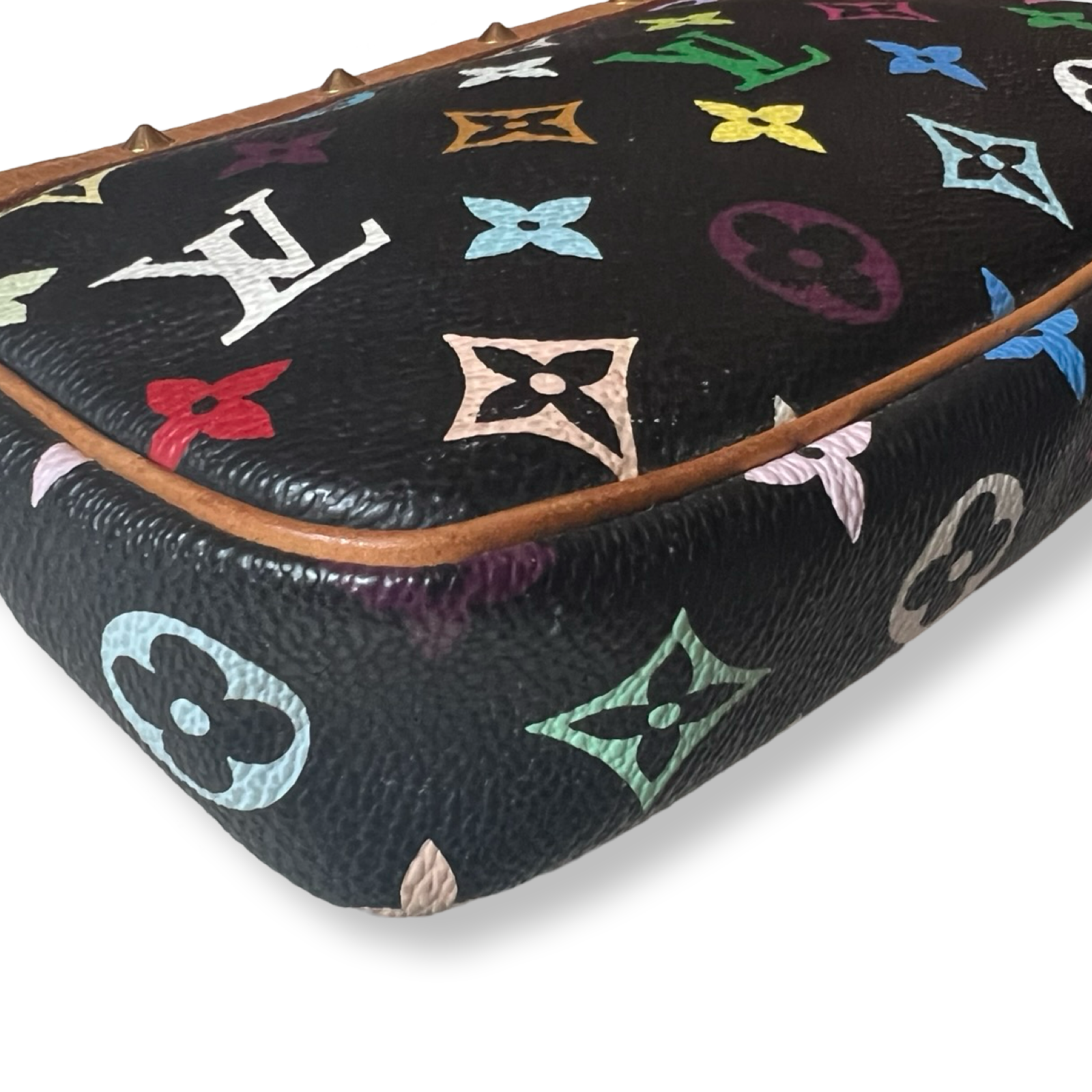LV pochette black rainbow multi retro 2000s