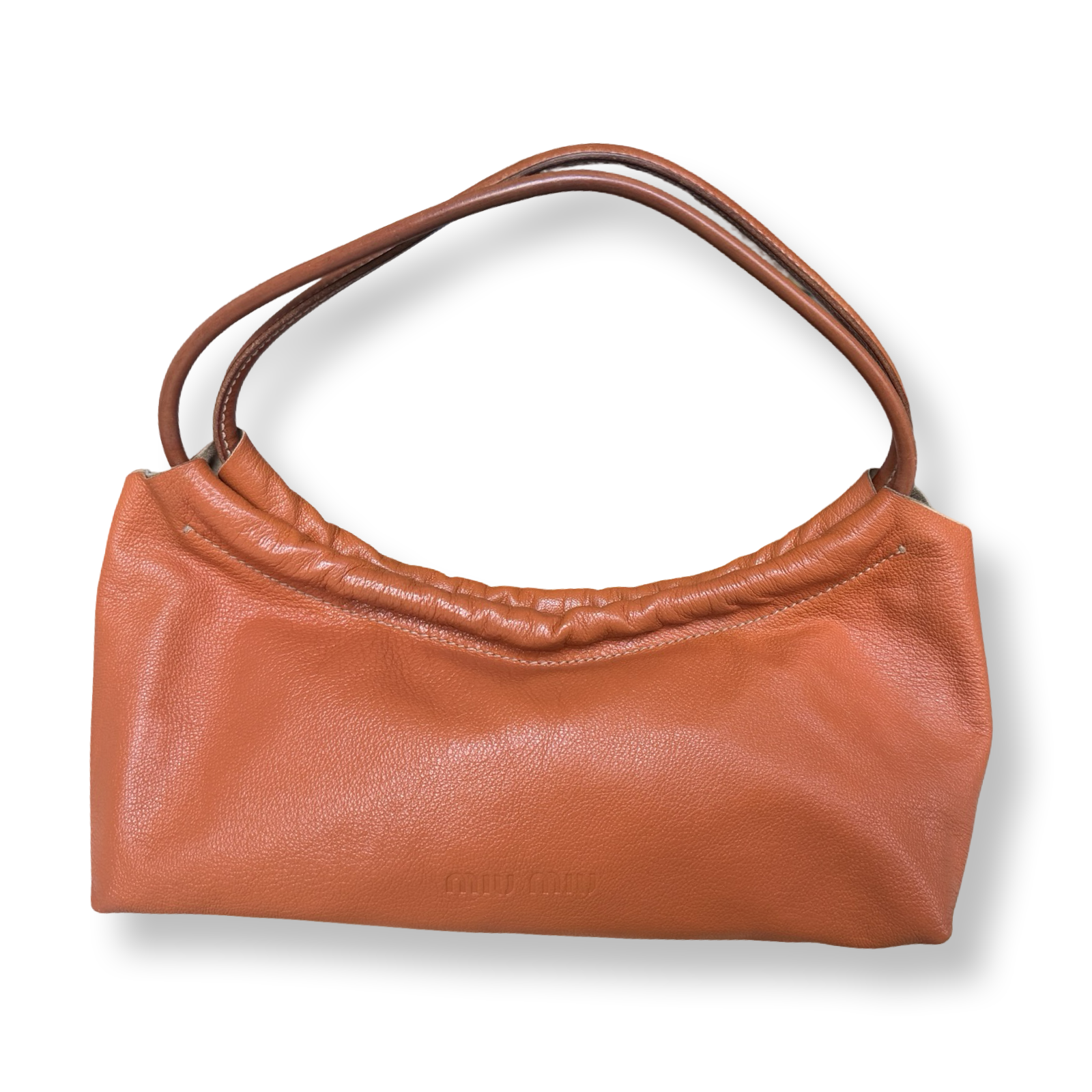 Miu Miu Orange Dumpling Bag