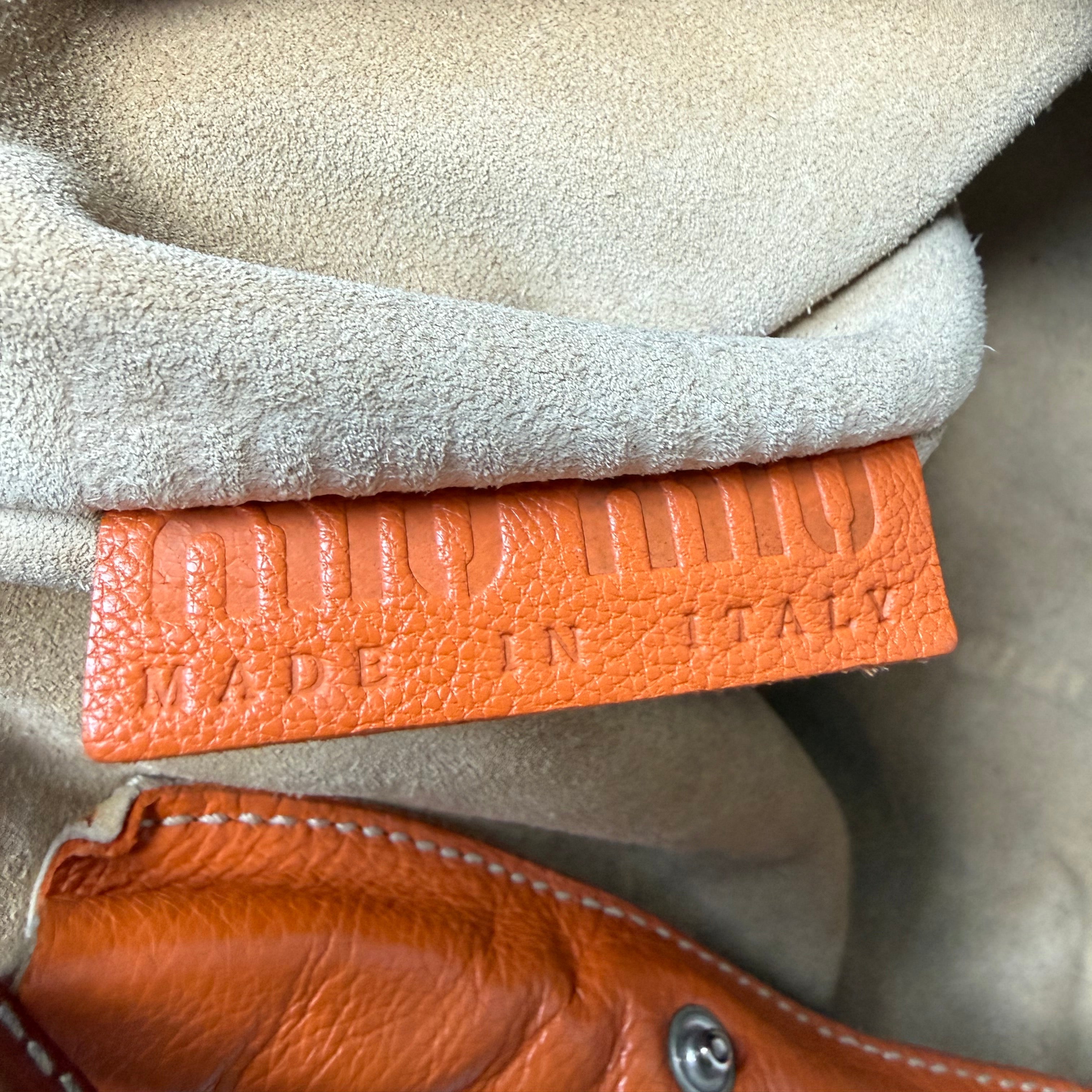Miu Miu Orange Dumpling Bag