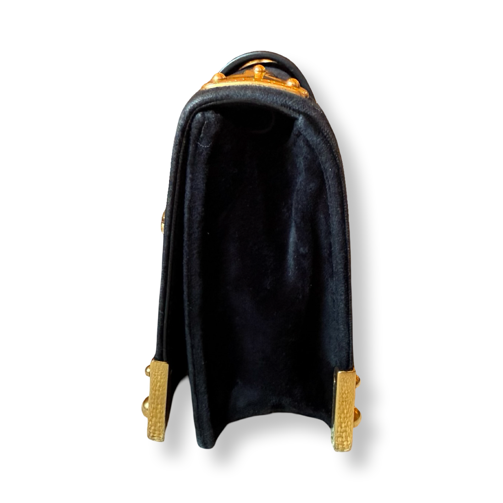 Prada Cahier Bag Astrology Edition with moon and stars Black Velvet with Gold Hardware and embellishments authentic