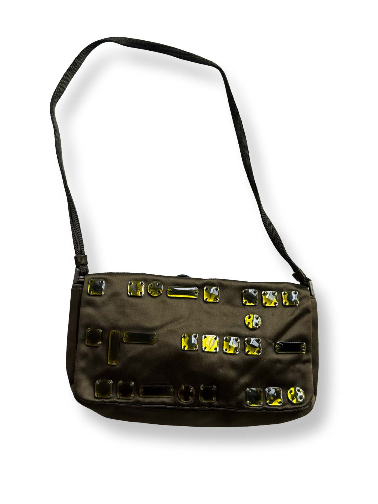 Prada Vintage Jeweled Flap