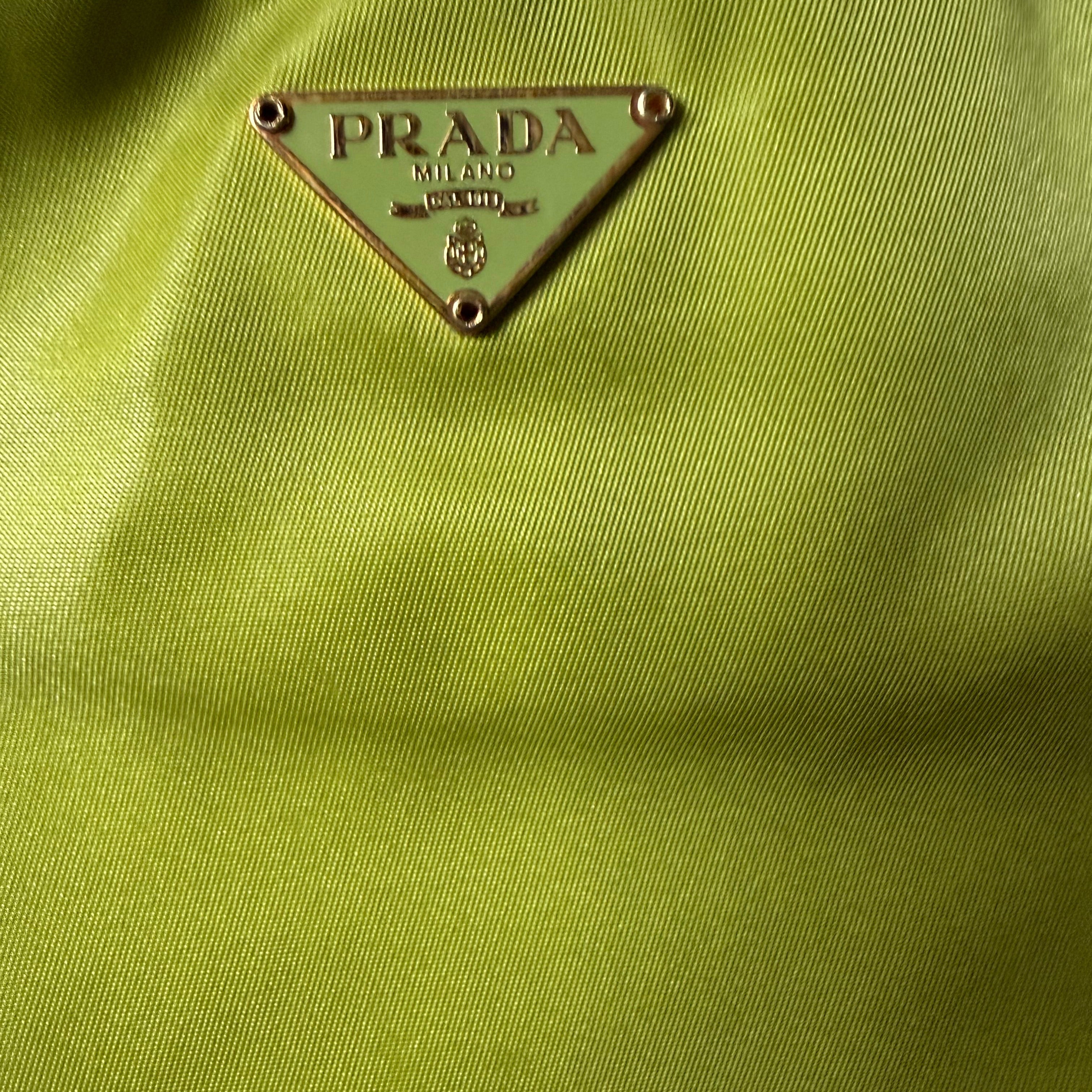 Prada Vintage Tessuto Chain Shoulder