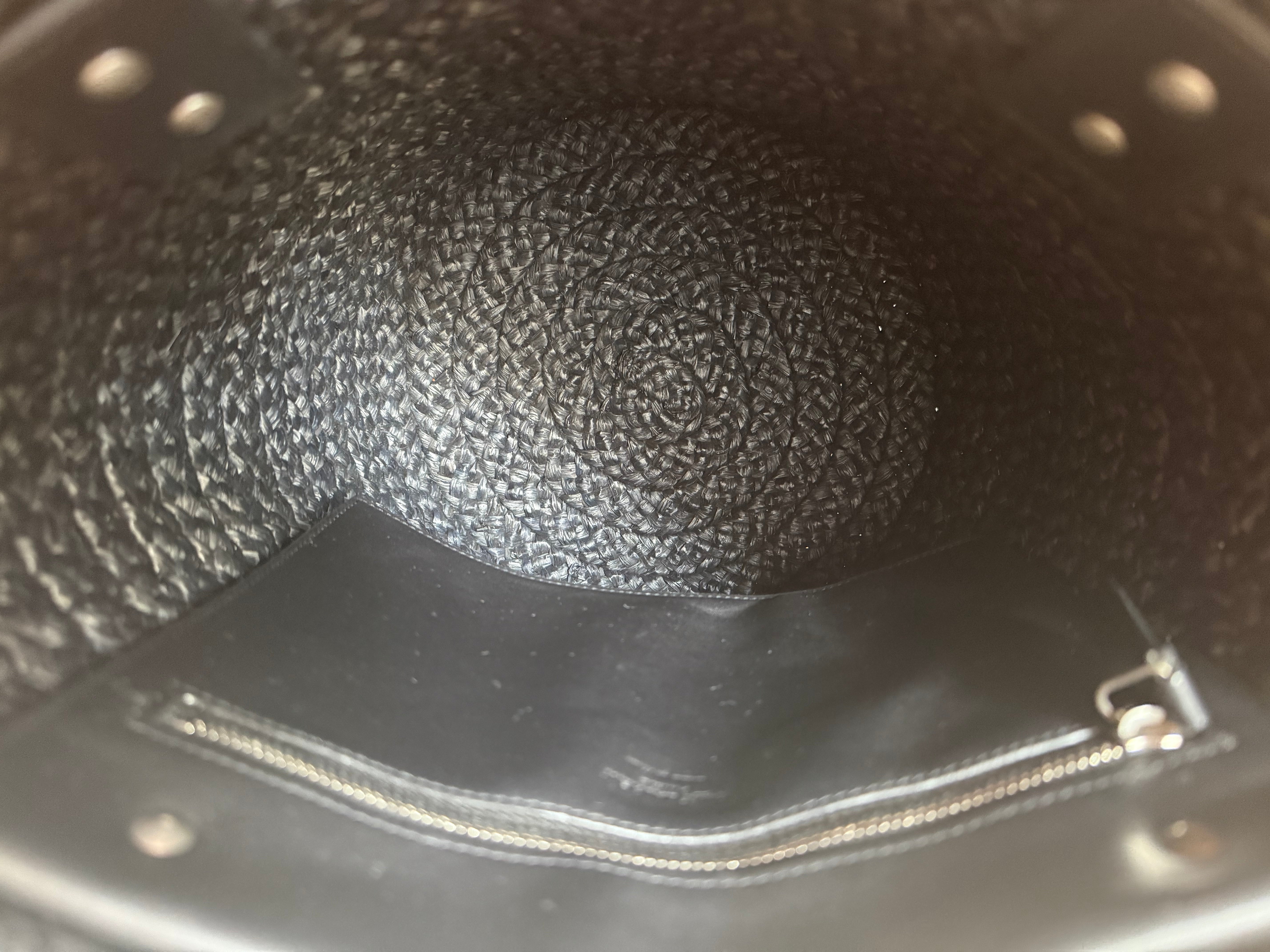 Saint Laurent Panier Raffia Bucket Tote