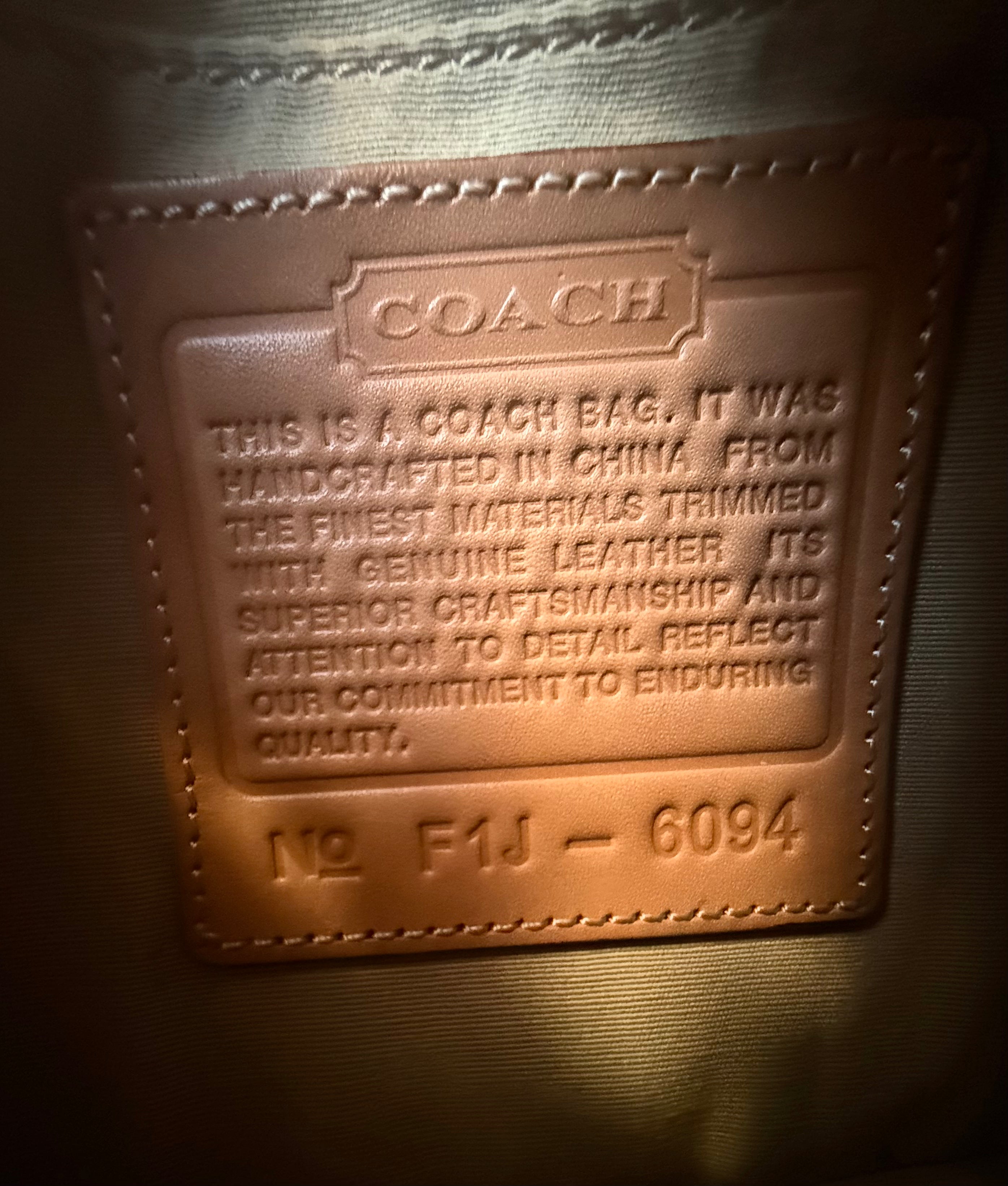 Coach Signature Demi Shoulder Bag