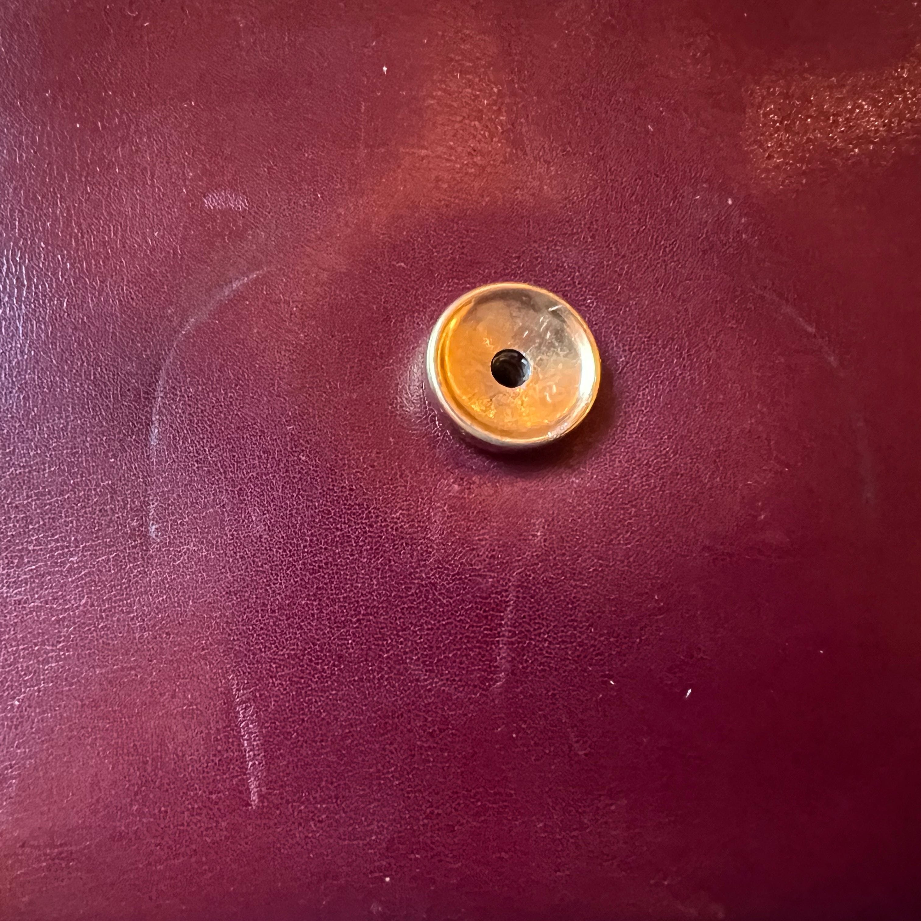 Vintage Leather Dior Red Hand bag