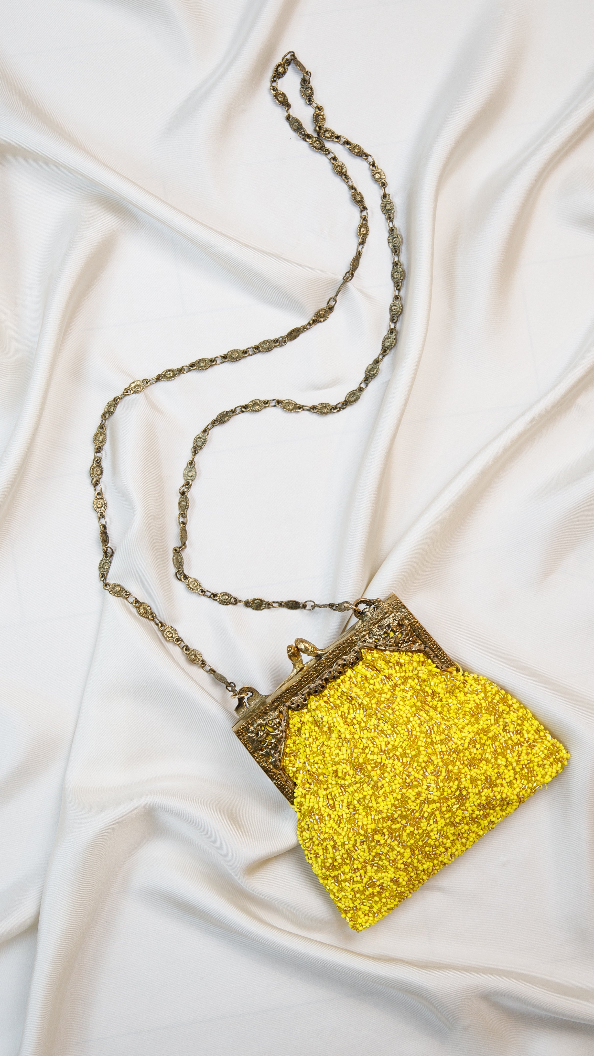 Hand made vintage inspired one of a kind fully beaded Mini evening bag Island to East Side X the Vintage New Yorker