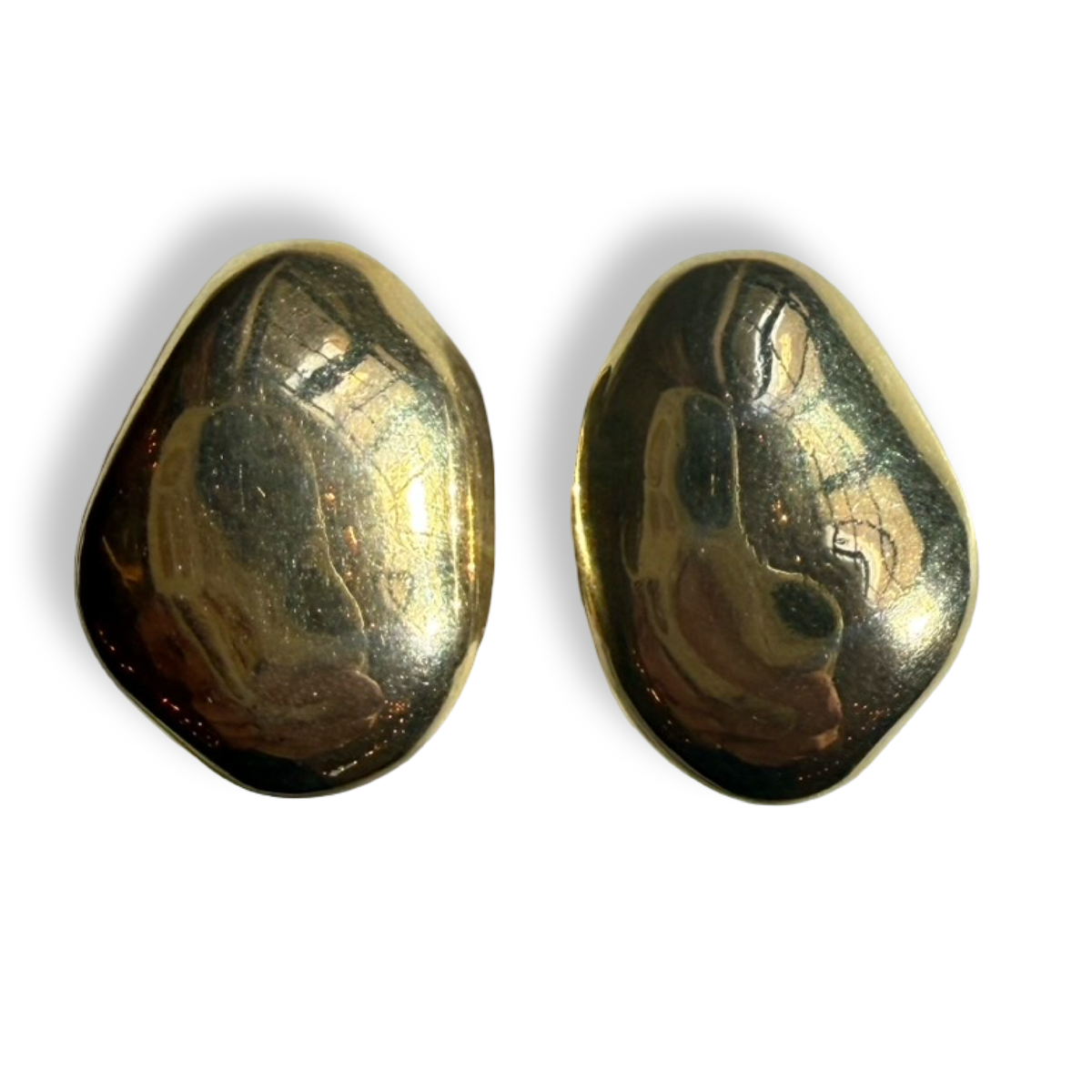 Yves Saint Laurent Vintage Pebble Earrings
