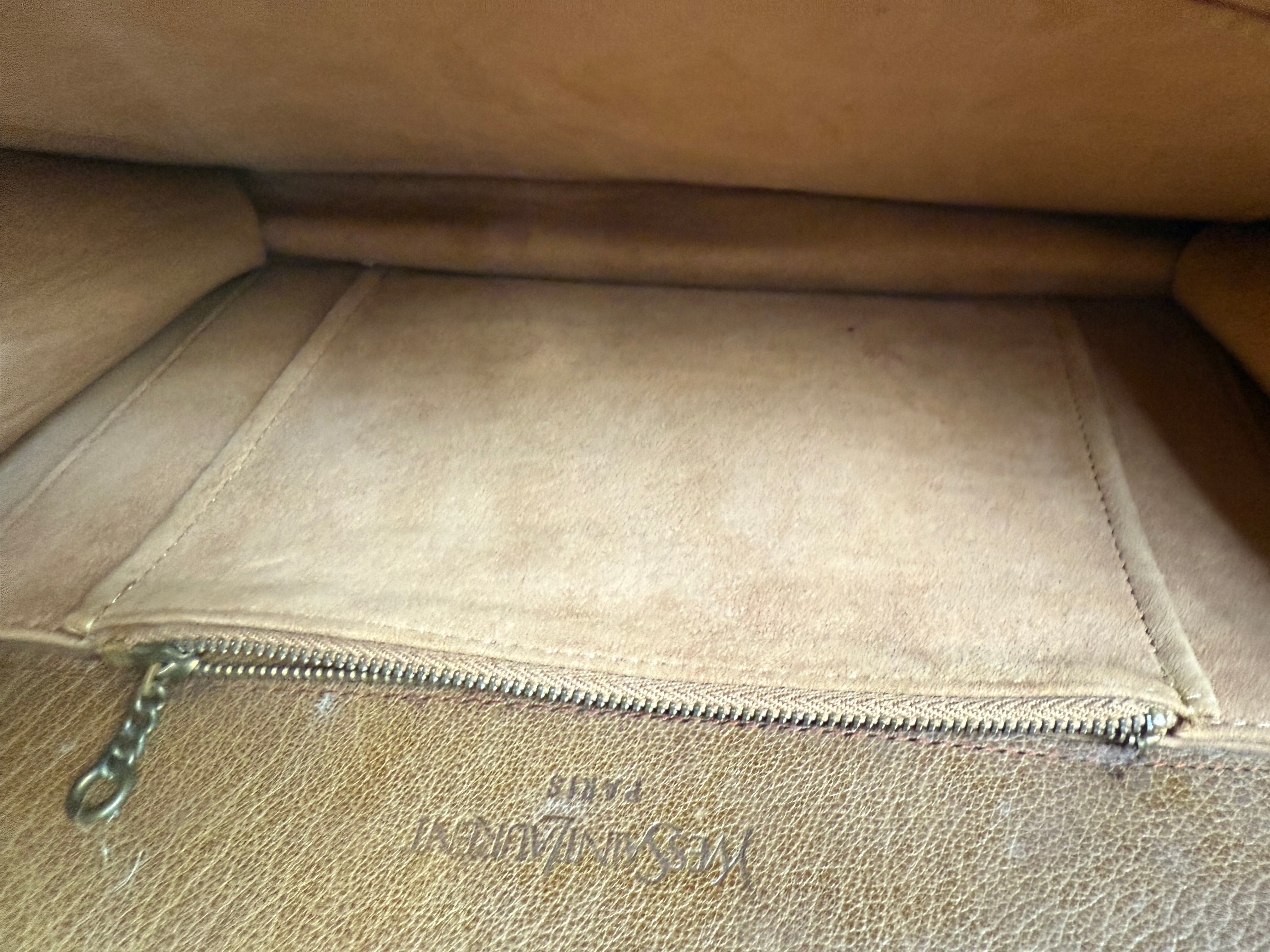 Yves Saint Laurent Vintage Woven Clutch Bag