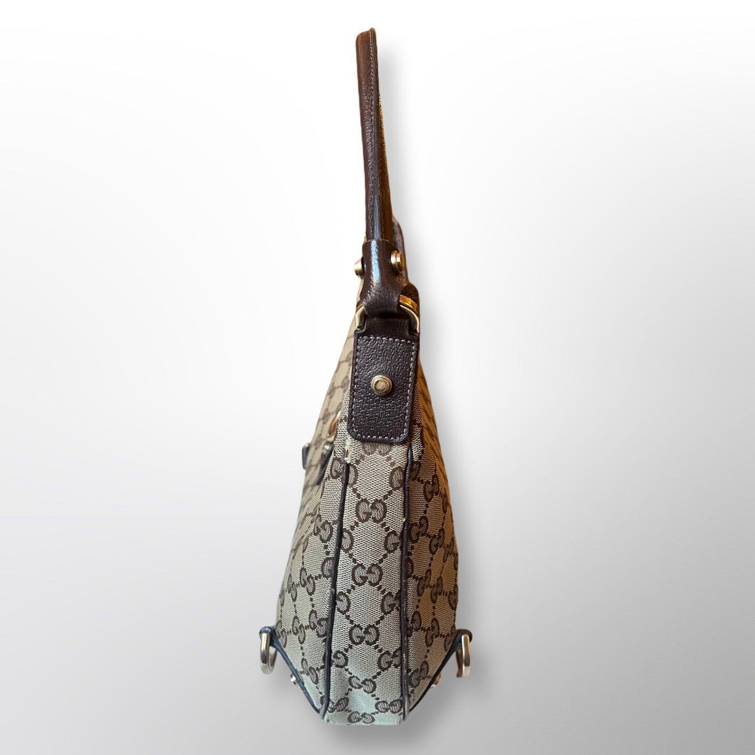 Gucci Abbey Signature Shoulder Bag Small