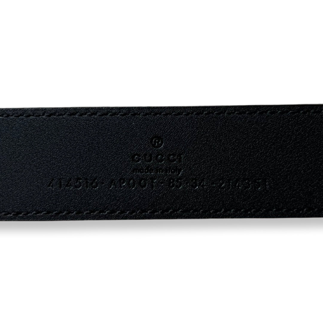 Gucci GG Belt Black 85MM Medium
