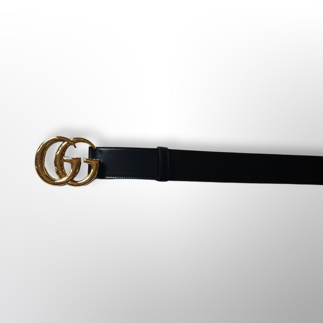 Gucci Marmont Wide Leather Belt