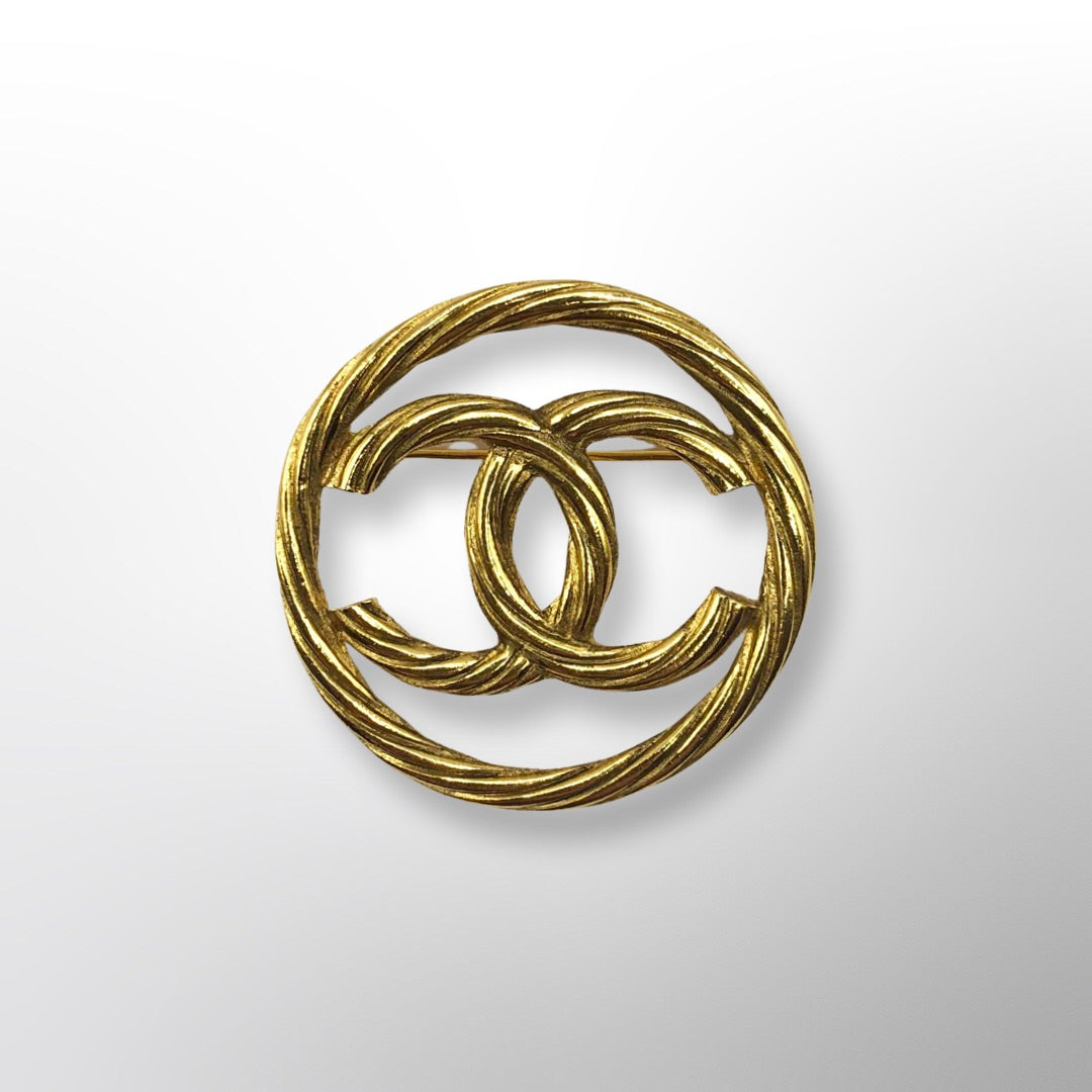 Chanel CC Brooch Vintage