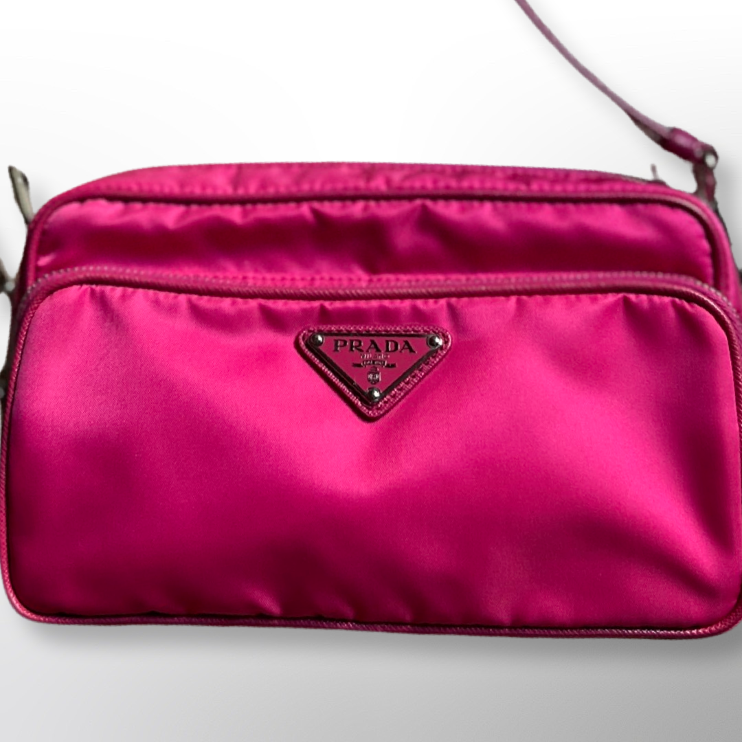 Prada Front Pocket Nylon Camera Bag